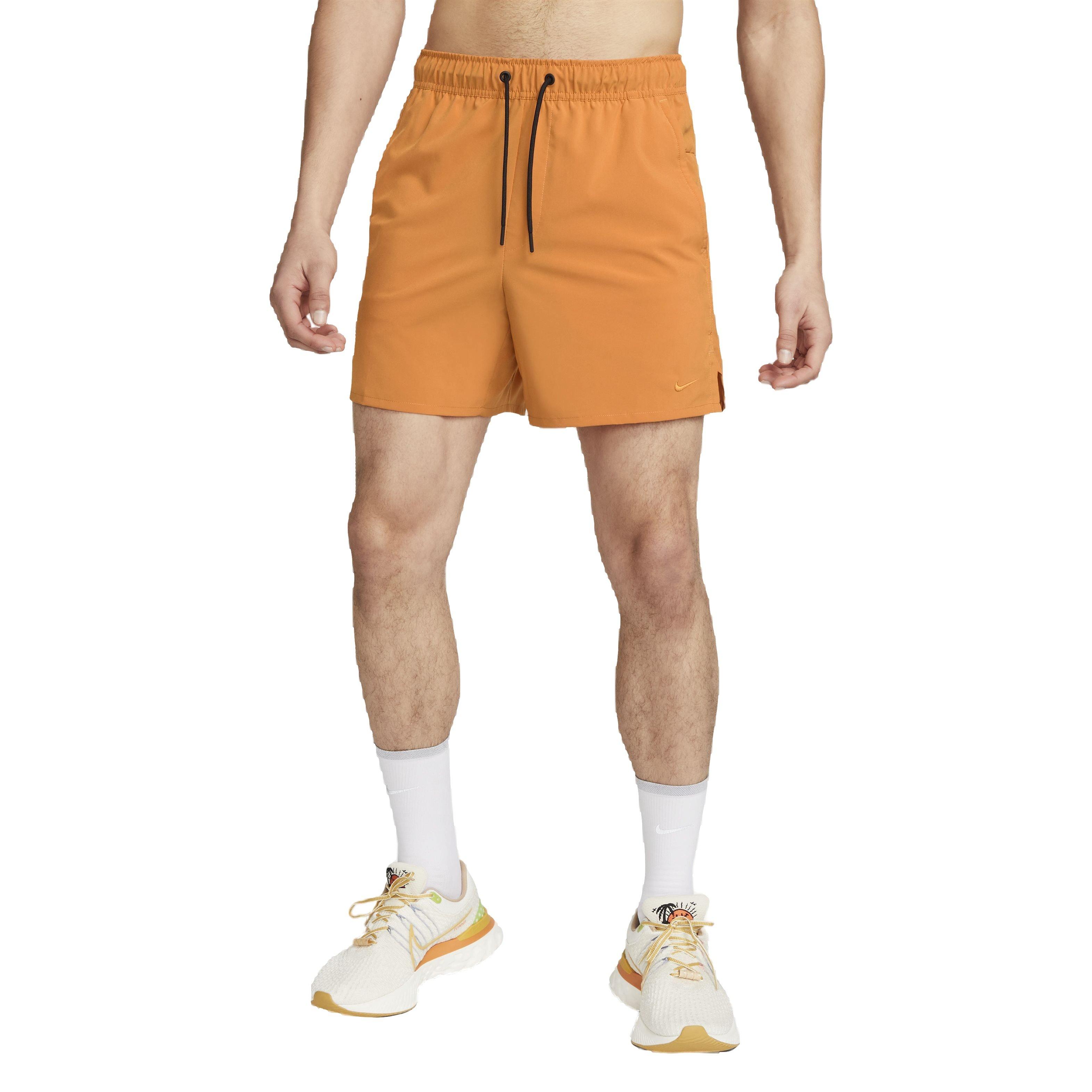 Nike Men's Dri-FIT Unlimited 5" Unlined Versatile Shorts - ORANGE
