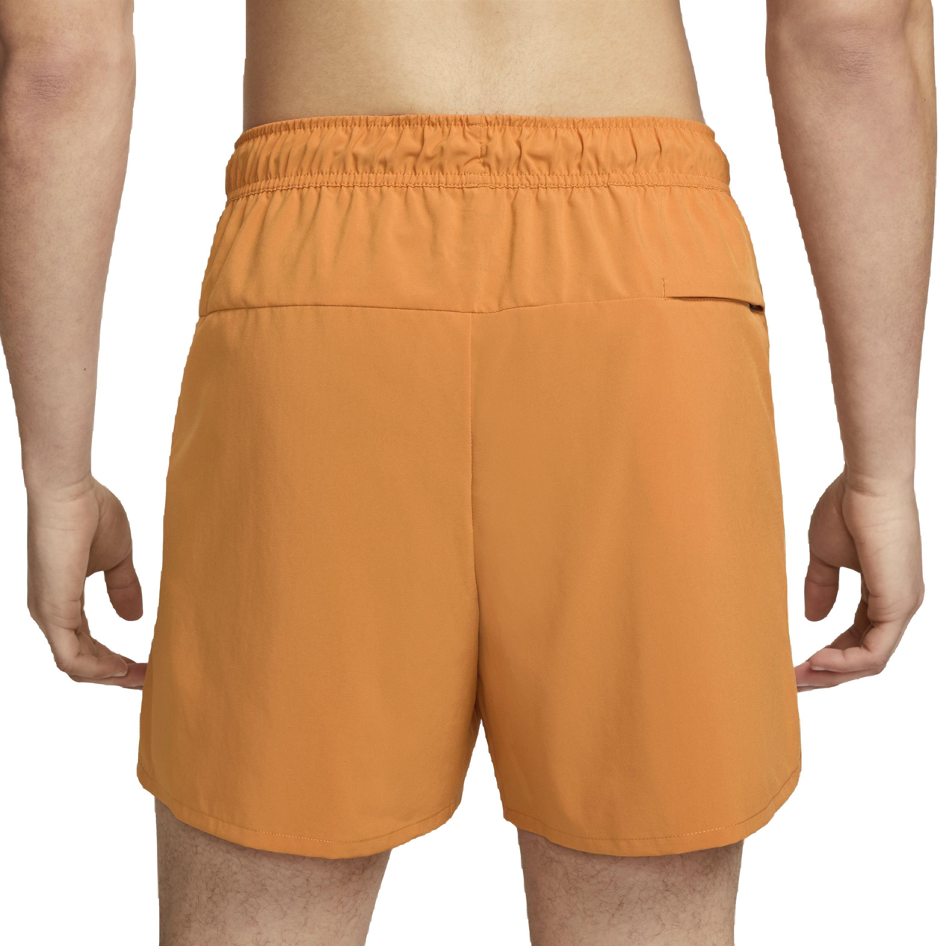 Nike Men's Dri-FIT Unlimited 5" Unlined Versatile Shorts - ORANGE