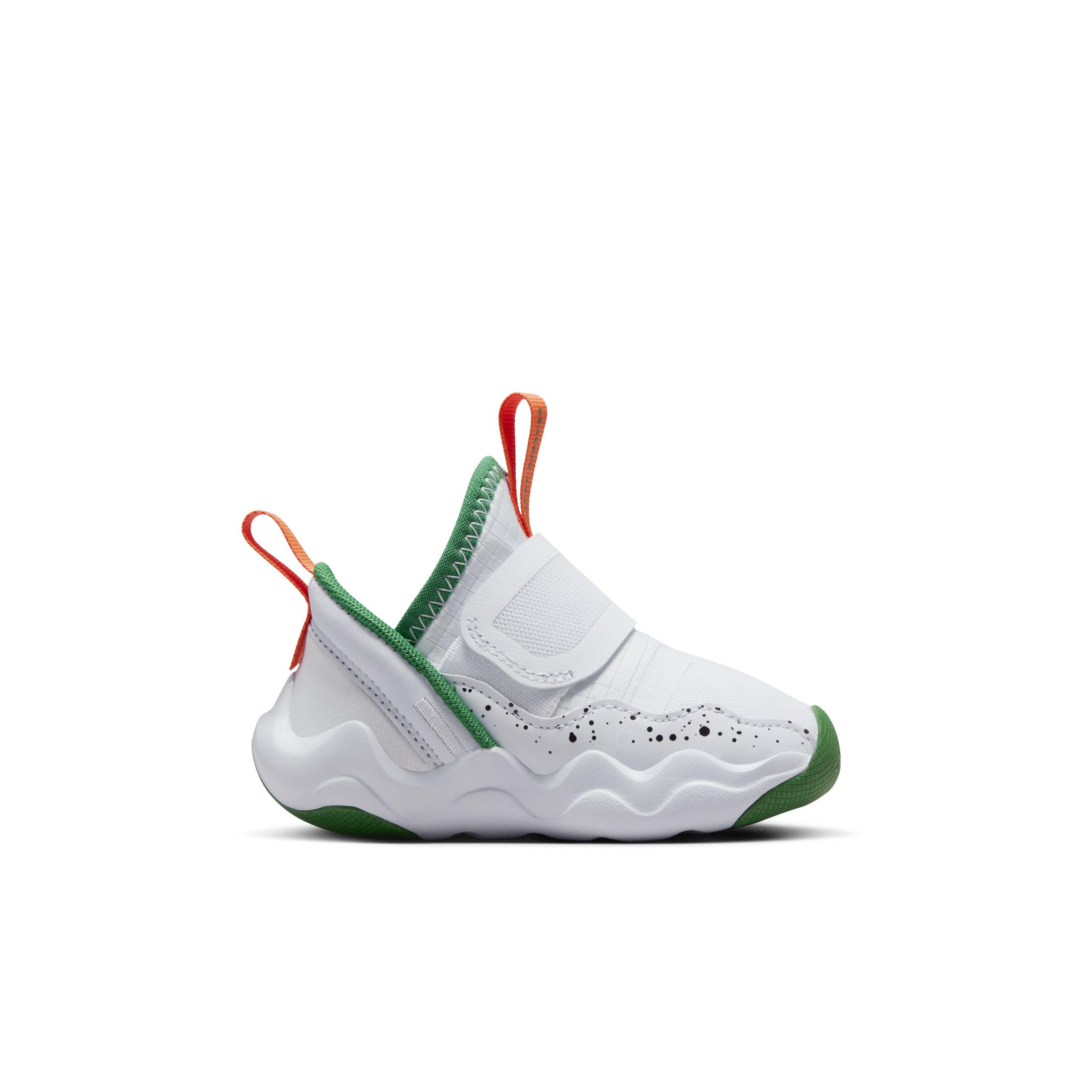 Jordan 23/7 "Football Grey/White/Orange Blaze/Pine Green" Infant Boys' Shoe - GREY/WHITE/ORANGE/GREEN Thumbnail View 1