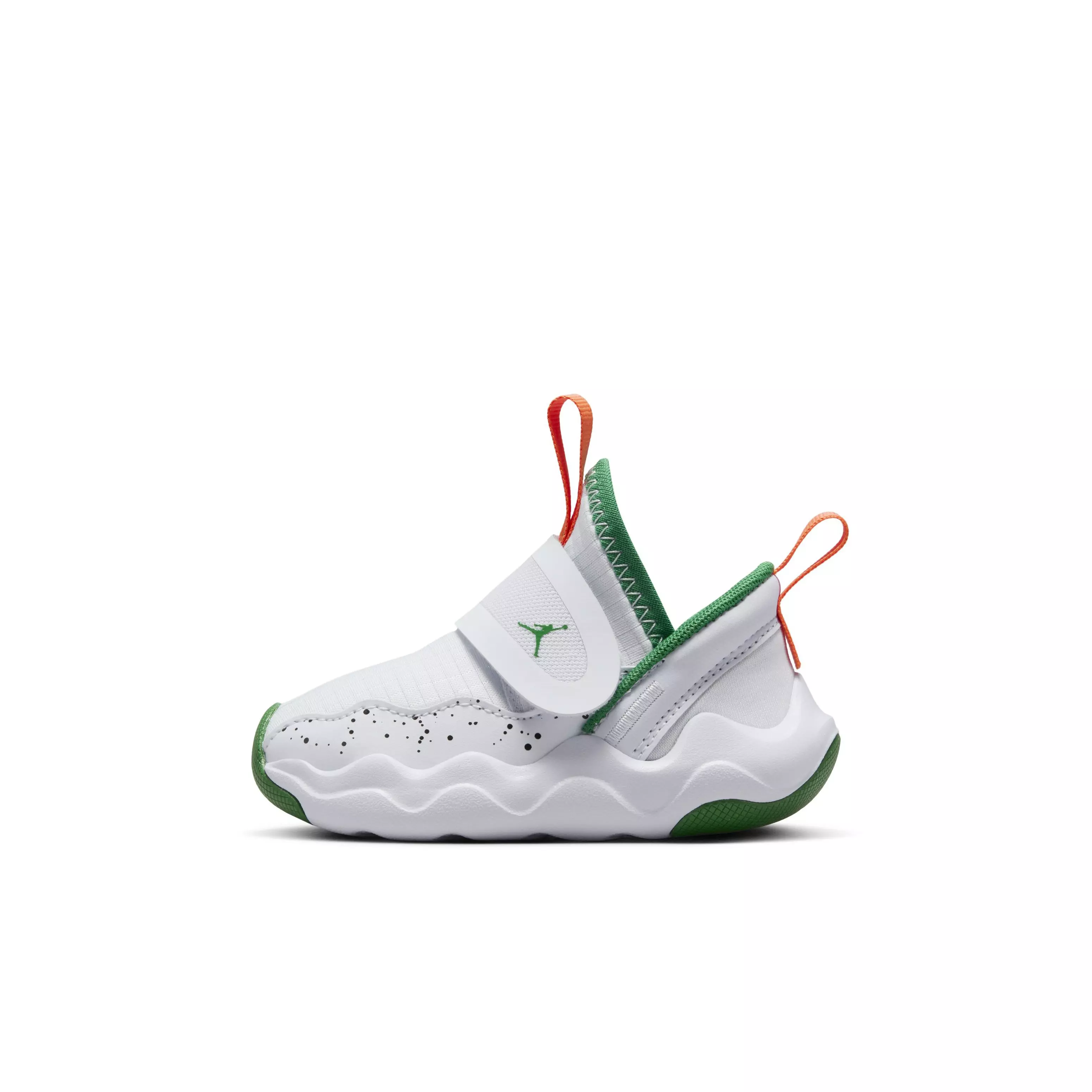 Jordan 23/7 "Football Grey/White/Orange Blaze/Pine Green" Infant Boys' Shoe - GREY/WHITE/ORANGE/GREEN