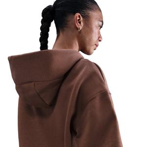 Nike Women's Sportswear Phoenix Fleece Oversized Full-Zip Jacket -Brown