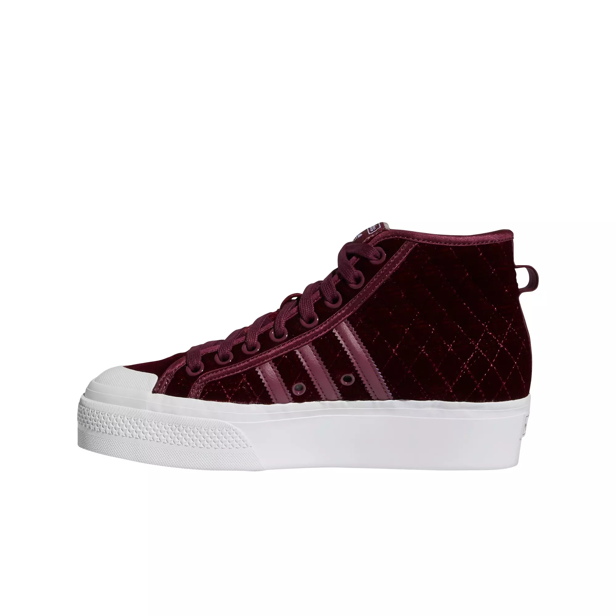 adidas Originals Nizza Platform "Victory Crimson/Ftwr White" Women's Shoe - CRIMSON/WHITE