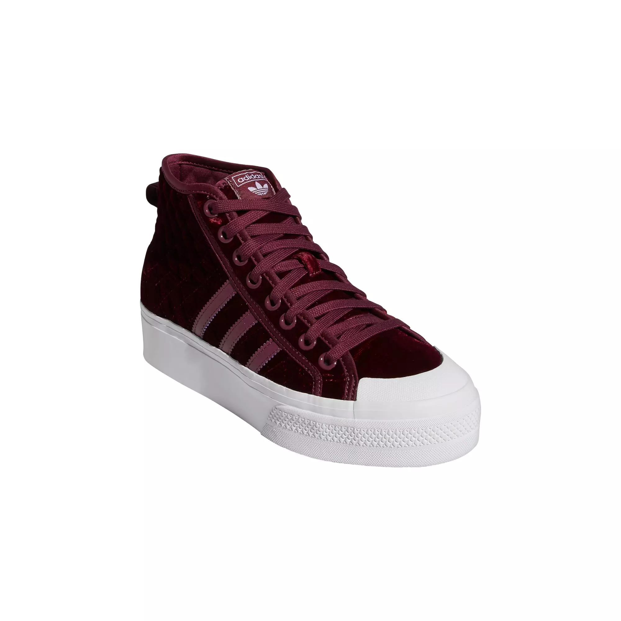 adidas Originals Nizza Platform "Victory Crimson/Ftwr White" Women's Shoe - CRIMSON/WHITE