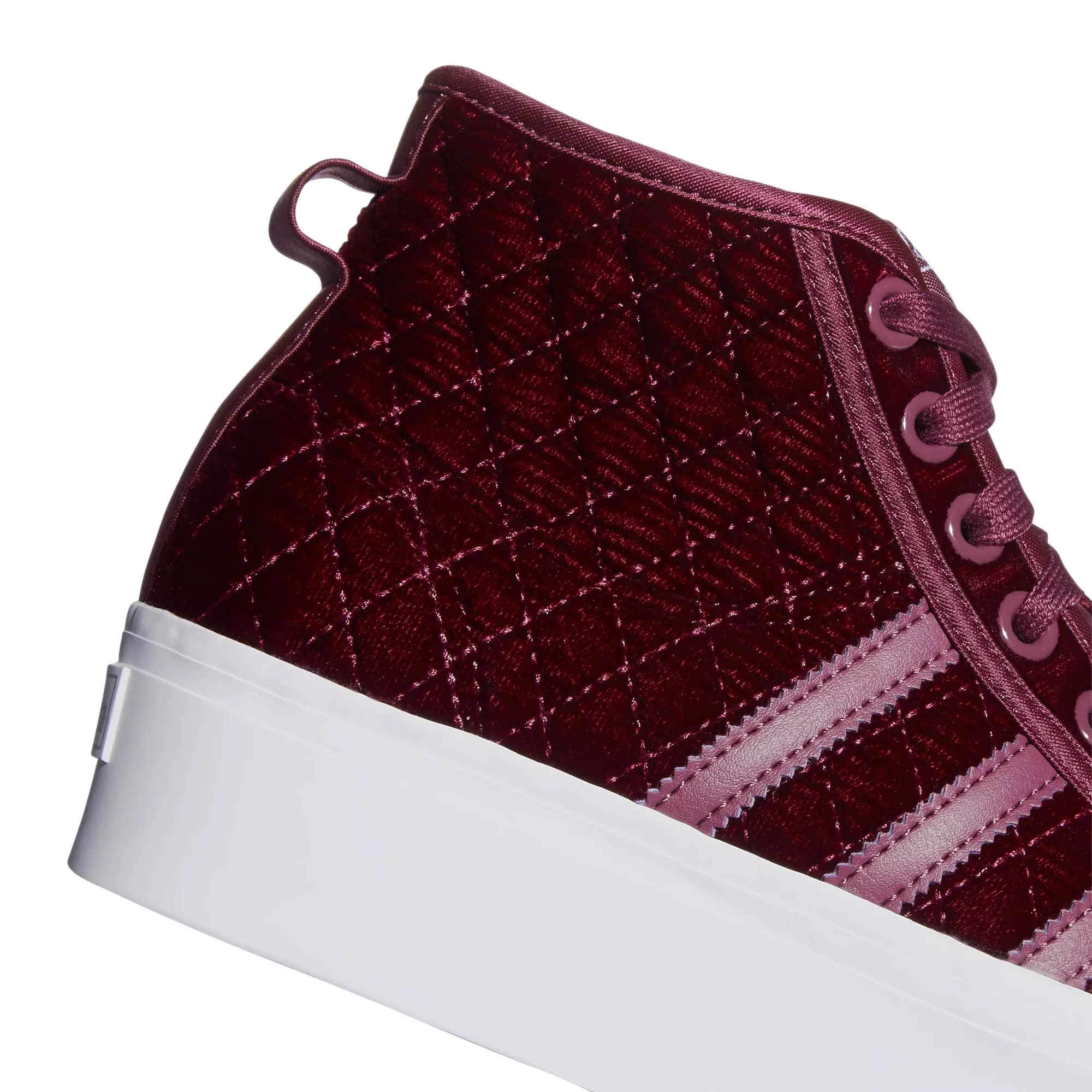 adidas Originals Nizza Platform "Victory Crimson/Ftwr White" Women's Shoe - CRIMSON/WHITE