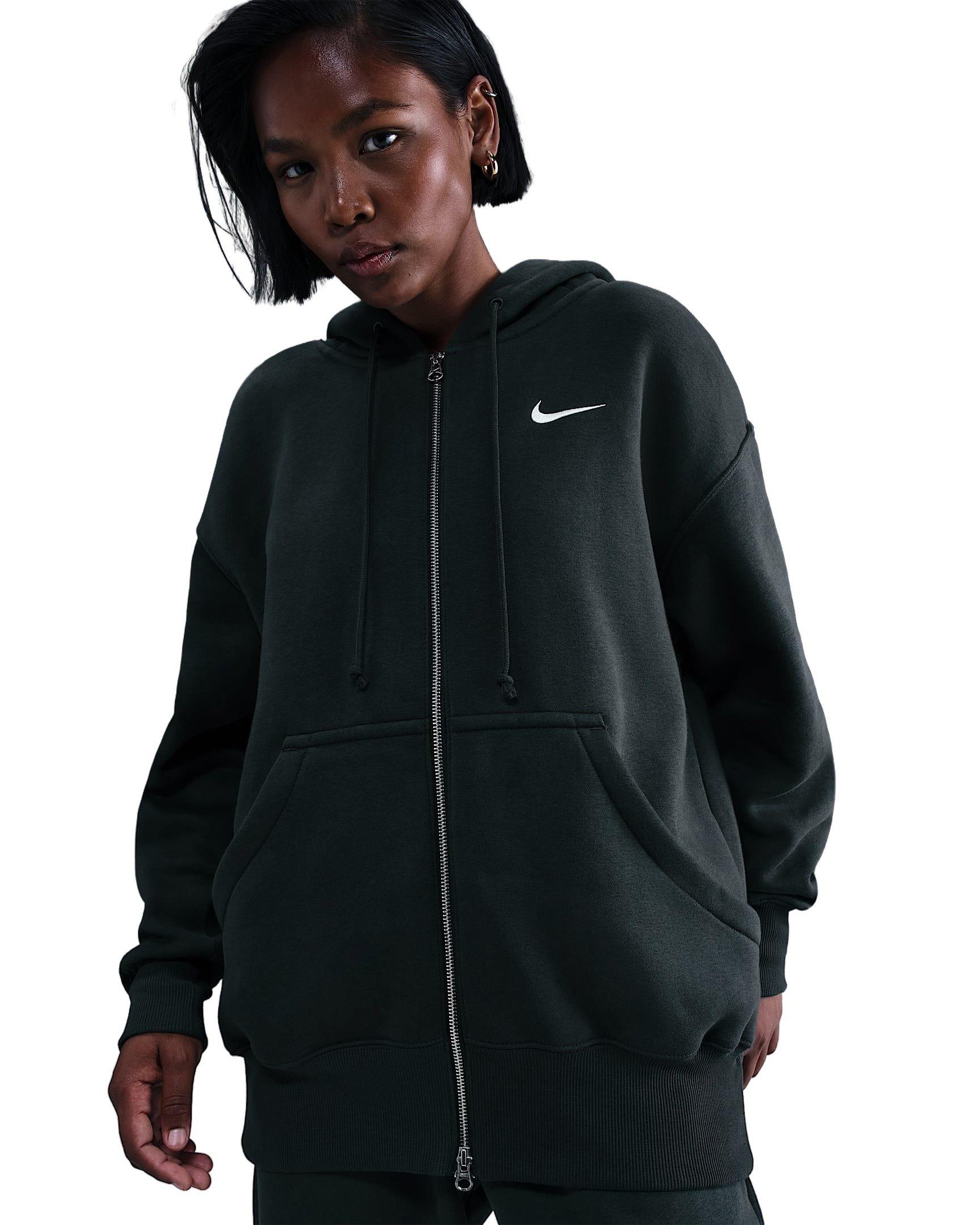 Nike Women's Sportswear Phoenix Fleece Oversized Full-Zip Jacket - Seaweed Green - SEAWEED GREEN Thumbnail View 1