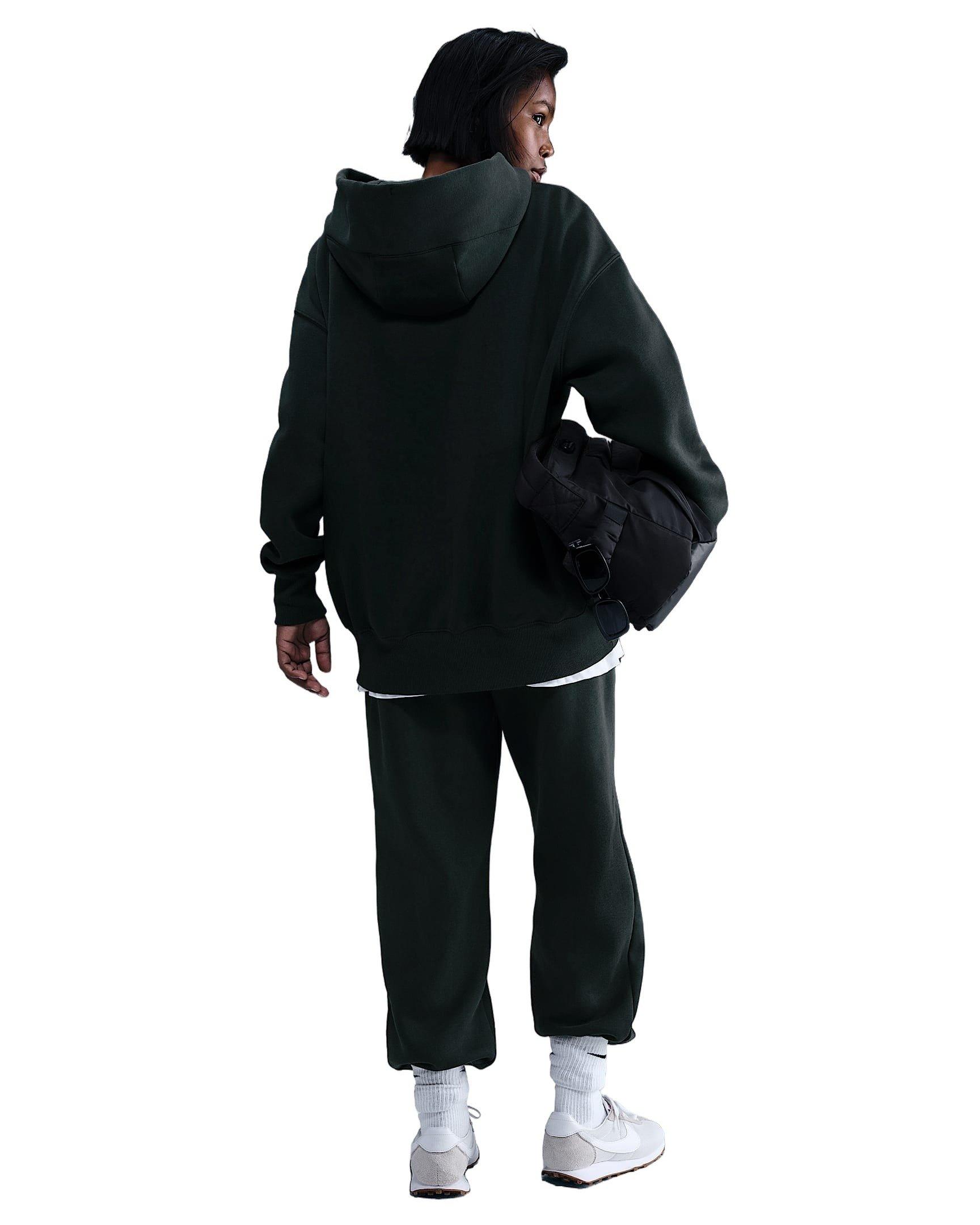 Nike Women's Sportswear Phoenix Fleece Oversized Full-Zip Jacket -Seaweed Green - SEAWEED GREEN Thumbnail View 5