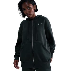 Nike Women's Sportswear Phoenix Fleece Oversized Full-Zip Jacket -Seaweed Green