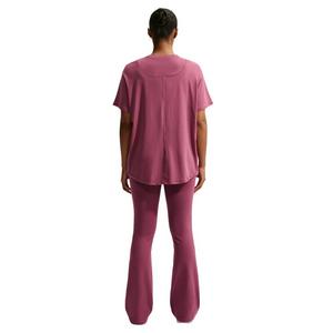 Nike Women's One Relaxed Dri-FIT Short Sleeve Top - Pink Smoke - PINK SMOKE