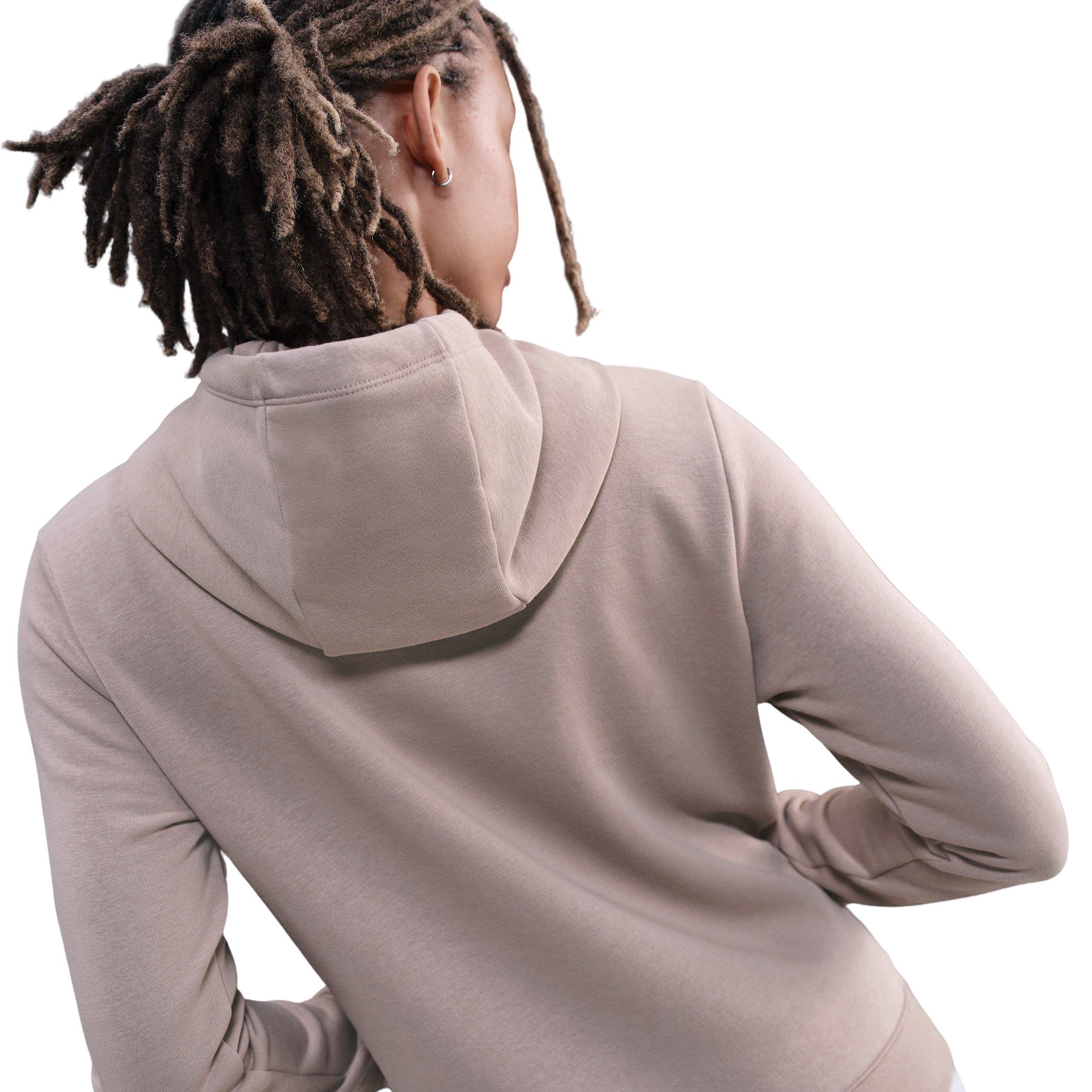 Nike Women's Sportswear Club Fleece Pullover Hoodie -Brown - BROWN Thumbnail View 2