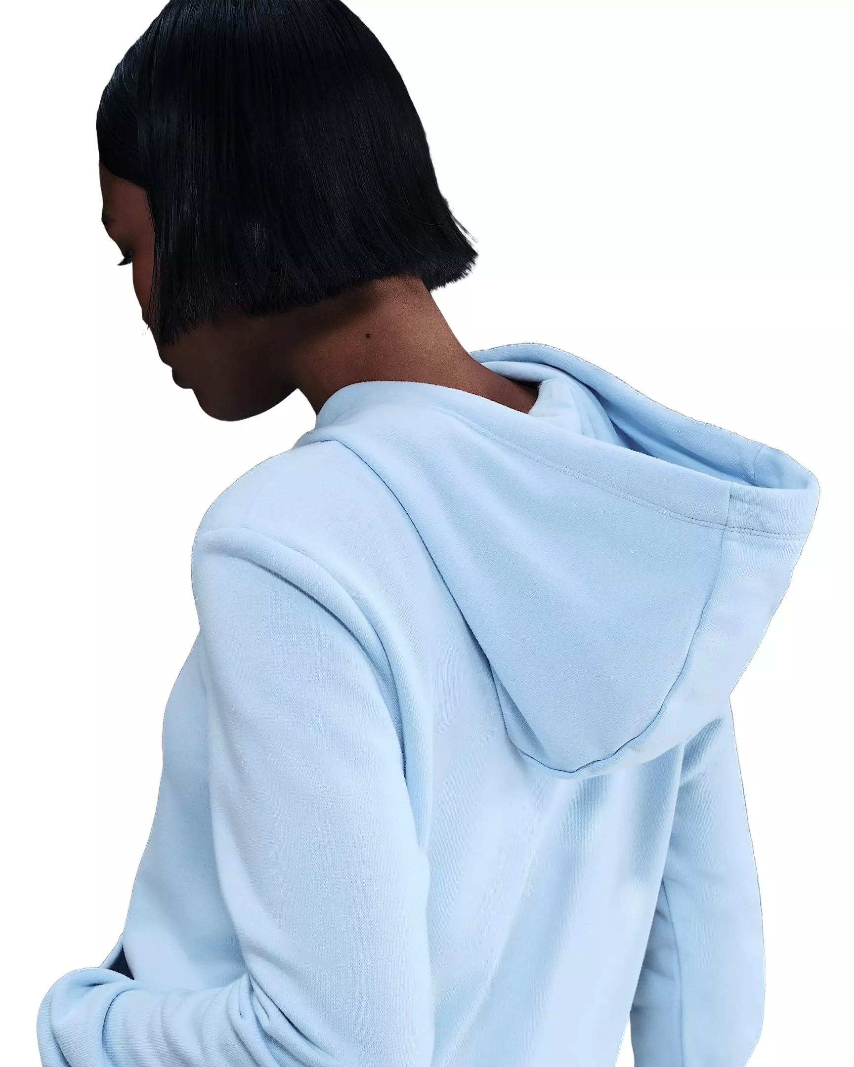 Nike Women's Sportswear Club Fleece Pullover Hoodie -Lt Blue - LT BLUE