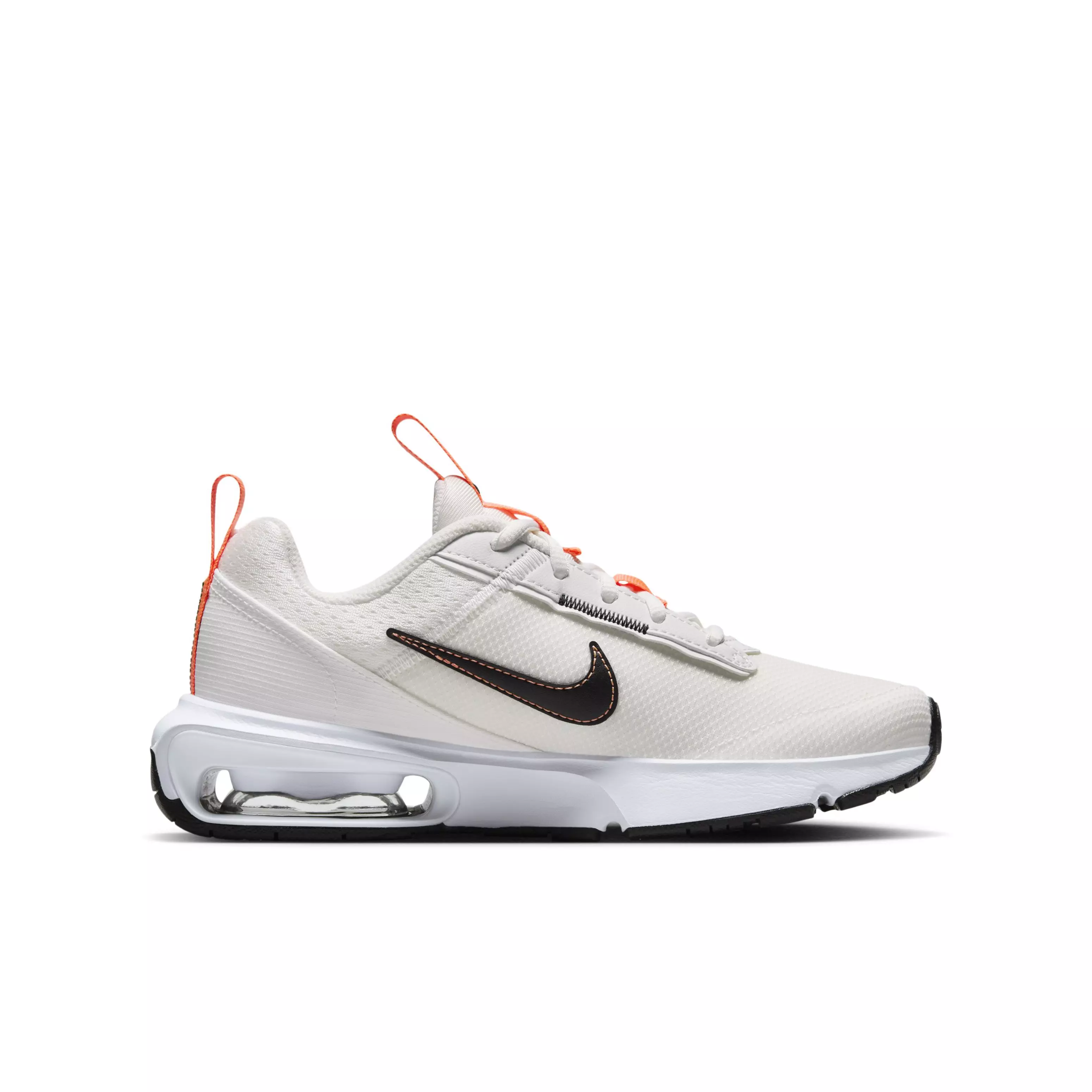 Nike Air Max INTRLK Lite "Summit White/Hyper Orange/White/Black" Grade School Boys' Shoe - WHITE/ORANGE/WHITE/BLACK
