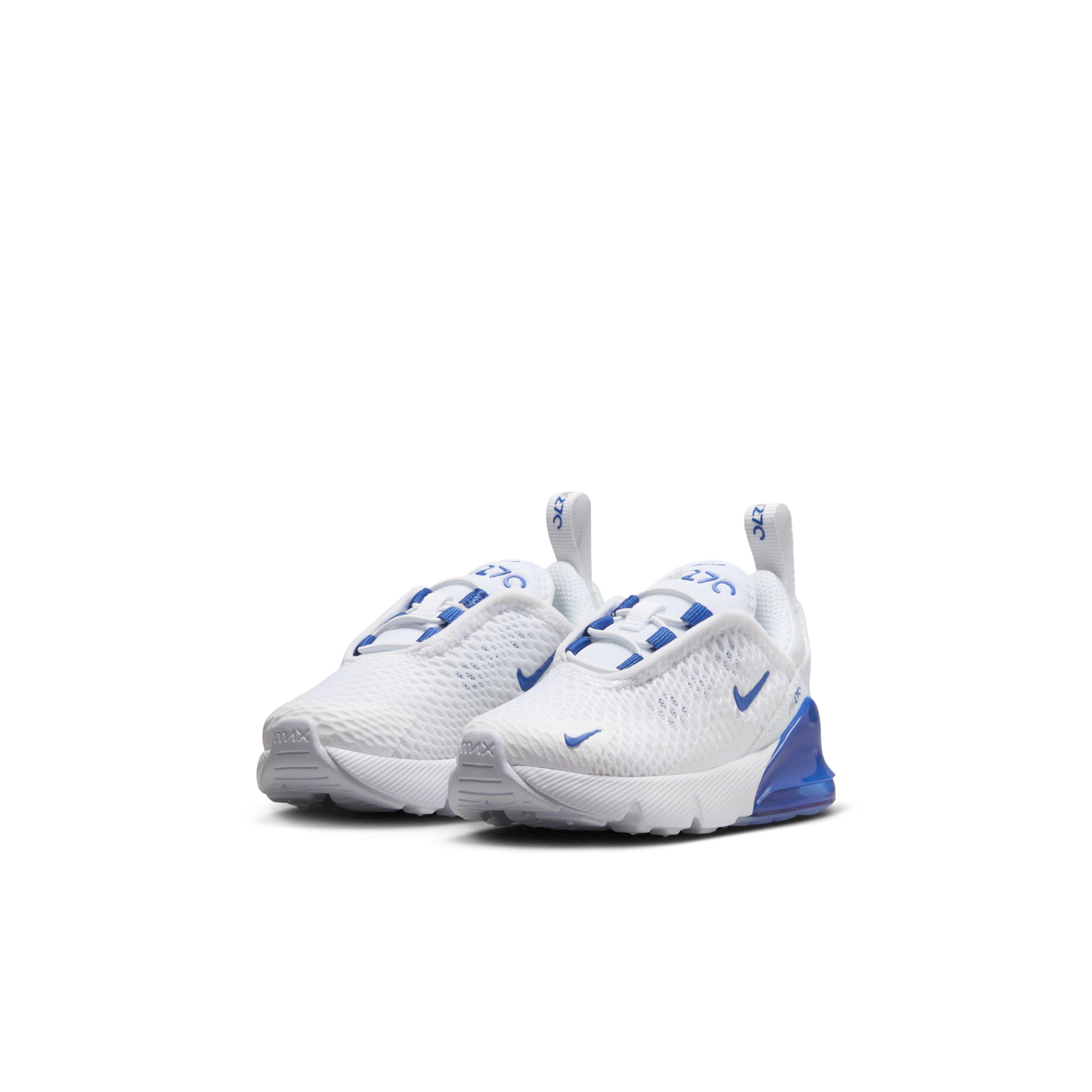 Nike Air Max 270 "White/Wolf Grey/White/Game Royal" Infant Boys' Shoe - WHITE/GREY/WHITE/ROYAL Thumbnail View 3