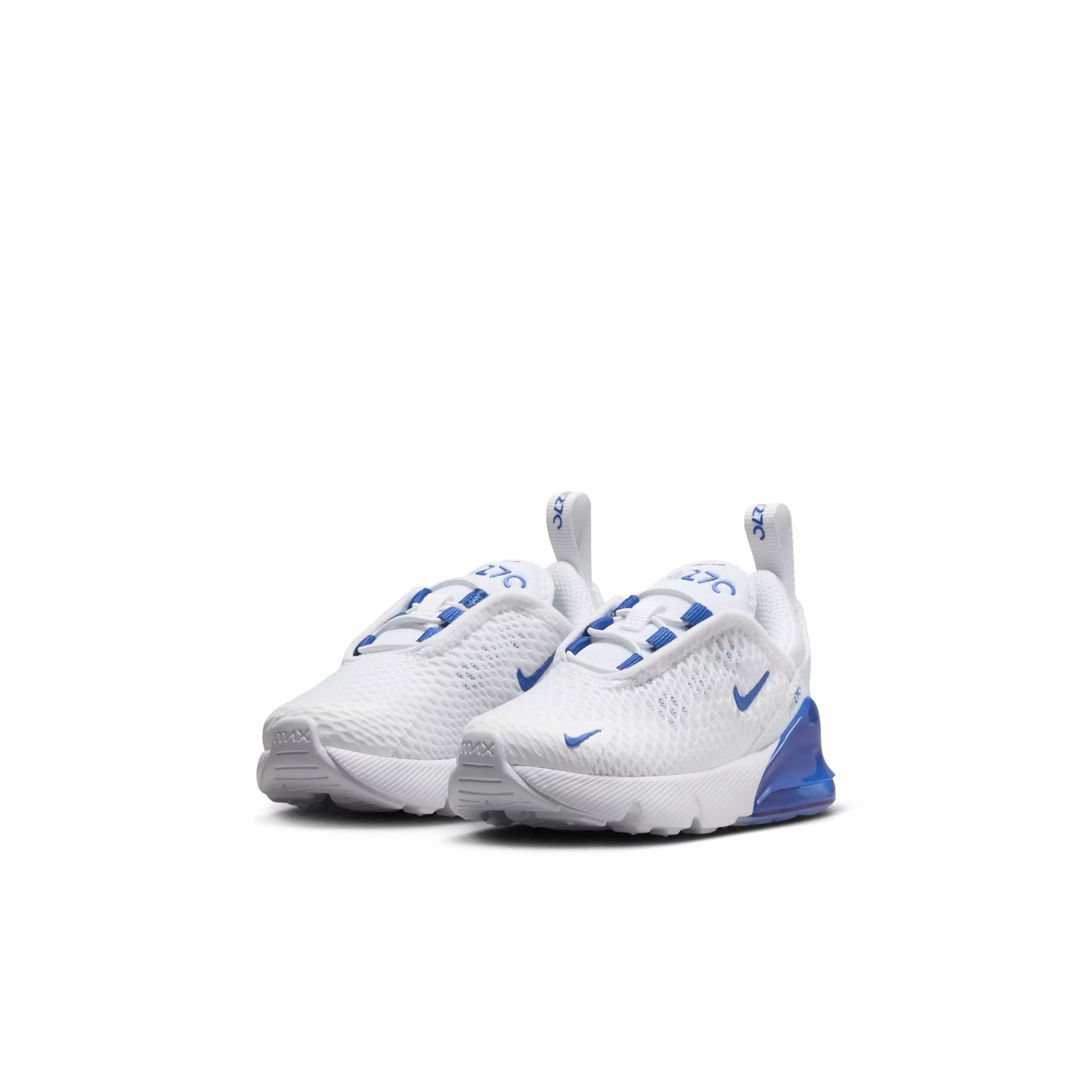 Nike Air Max 270 "White/Wolf Grey/White/Game Royal" Infant Boys' Shoe - WHITE/GREY/WHITE/ROYAL