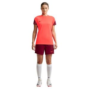 Nike Women's Strike Dri-FIT Soccer Short Sleeve Top - Bright Crimson - LIGHT CRIMSON