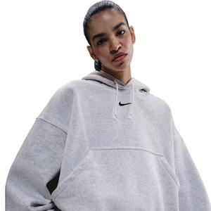 Nike Women's Sportswear Phoenix Fleece Over-Oversized Pullover Hoodie -Birch Heather