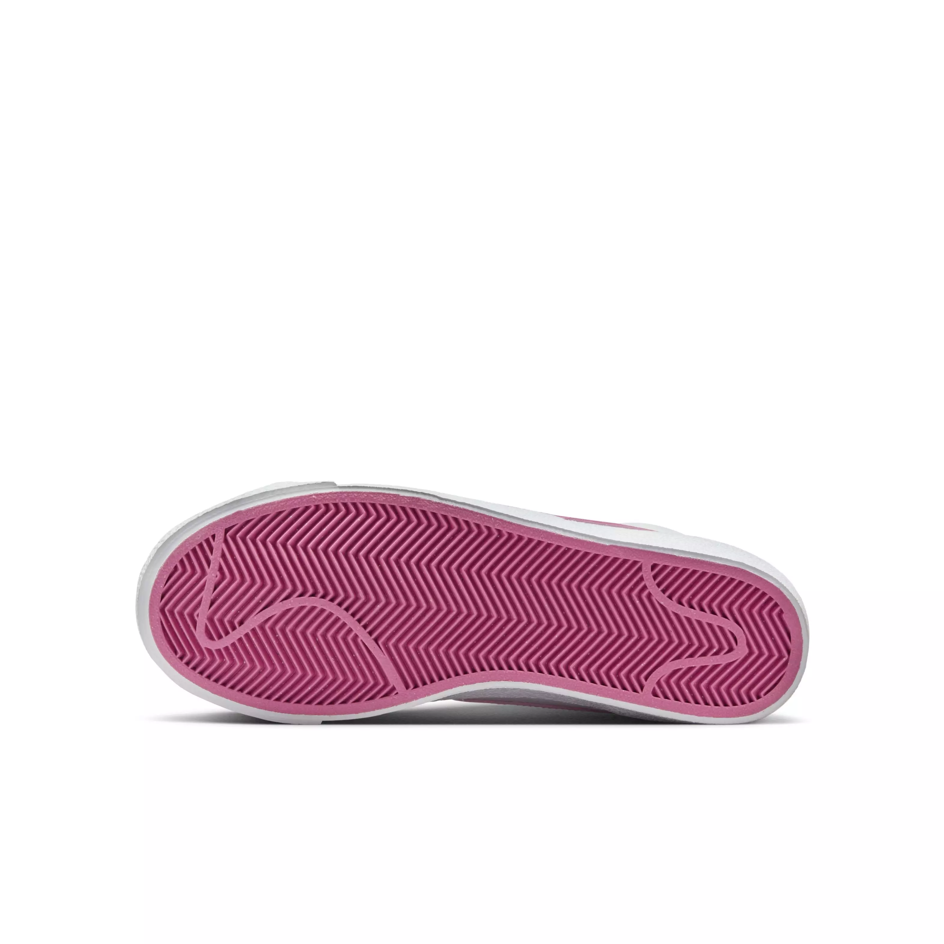 Nike Blazer Mid '77 "Summit White/University Gold/White/Pinksicle" Grade School Girls' Shoe - WHITE/GOLD/WHITE/PINKSICLE