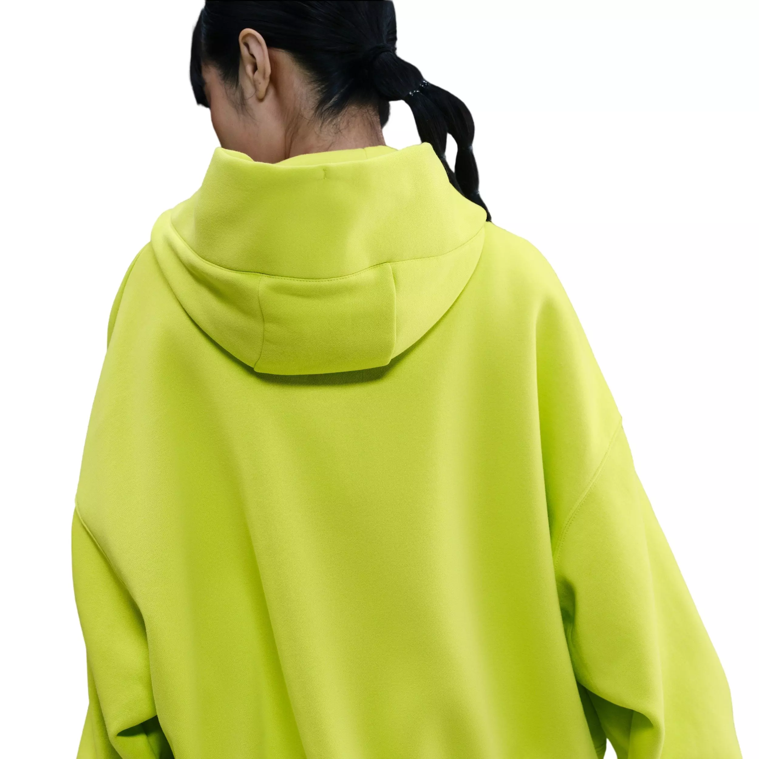 Nike Women's Sportswear Phoenix Fleece Over-Oversized Pullover Hoodie - Cyber Green - CYBER GREEN