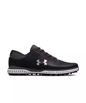 Under Armour Charged Medal RST "Black/Metallic Men's Wide Golf Shoe
