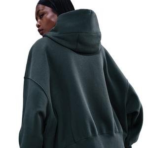 Nike Women's Sportswear Phoenix Fleece Over-Oversized Pullover Hoodie -Seaweed Green