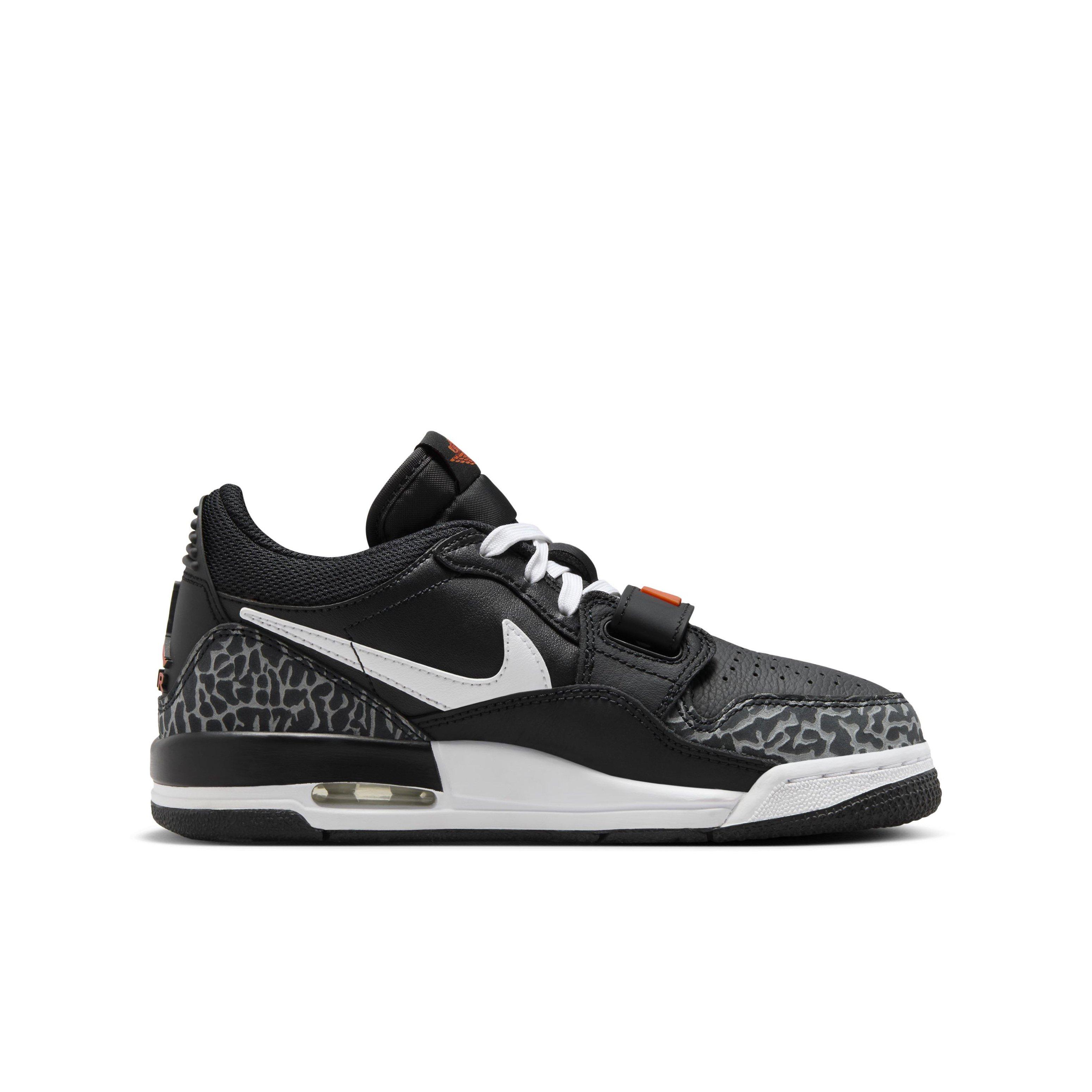 Jordan Air Legacy 312 Low "Black/Wolf Grey/Safety Orange/White" Grade School Boys' Shoe - BLACK/GREY/ORANGE/WHITE Thumbnail View 1