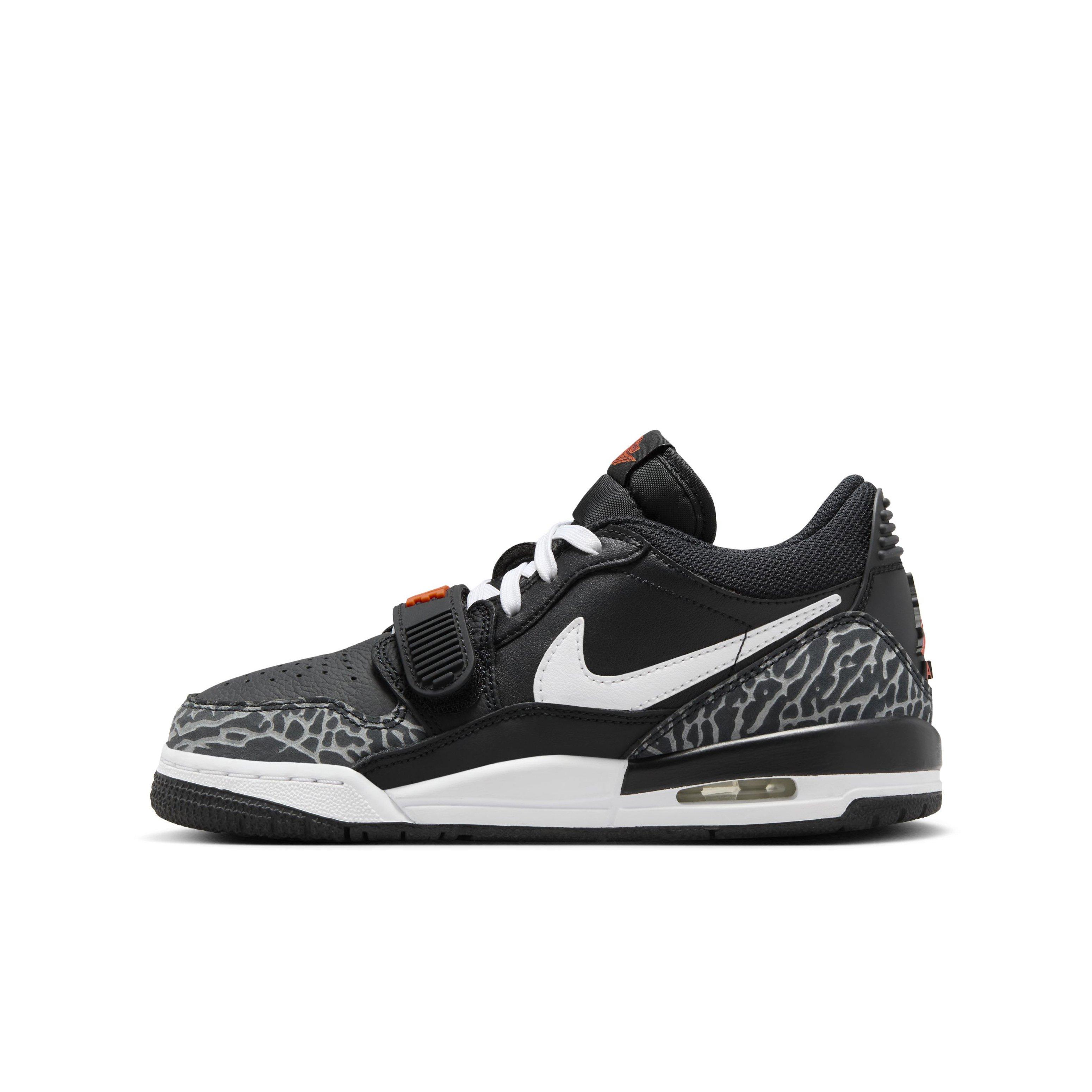 Jordan Air Legacy 312 Low "Black/Wolf Grey/Safety Orange/White" Grade School Boys' Shoe - BLACK/GREY/ORANGE/WHITE Thumbnail View 2