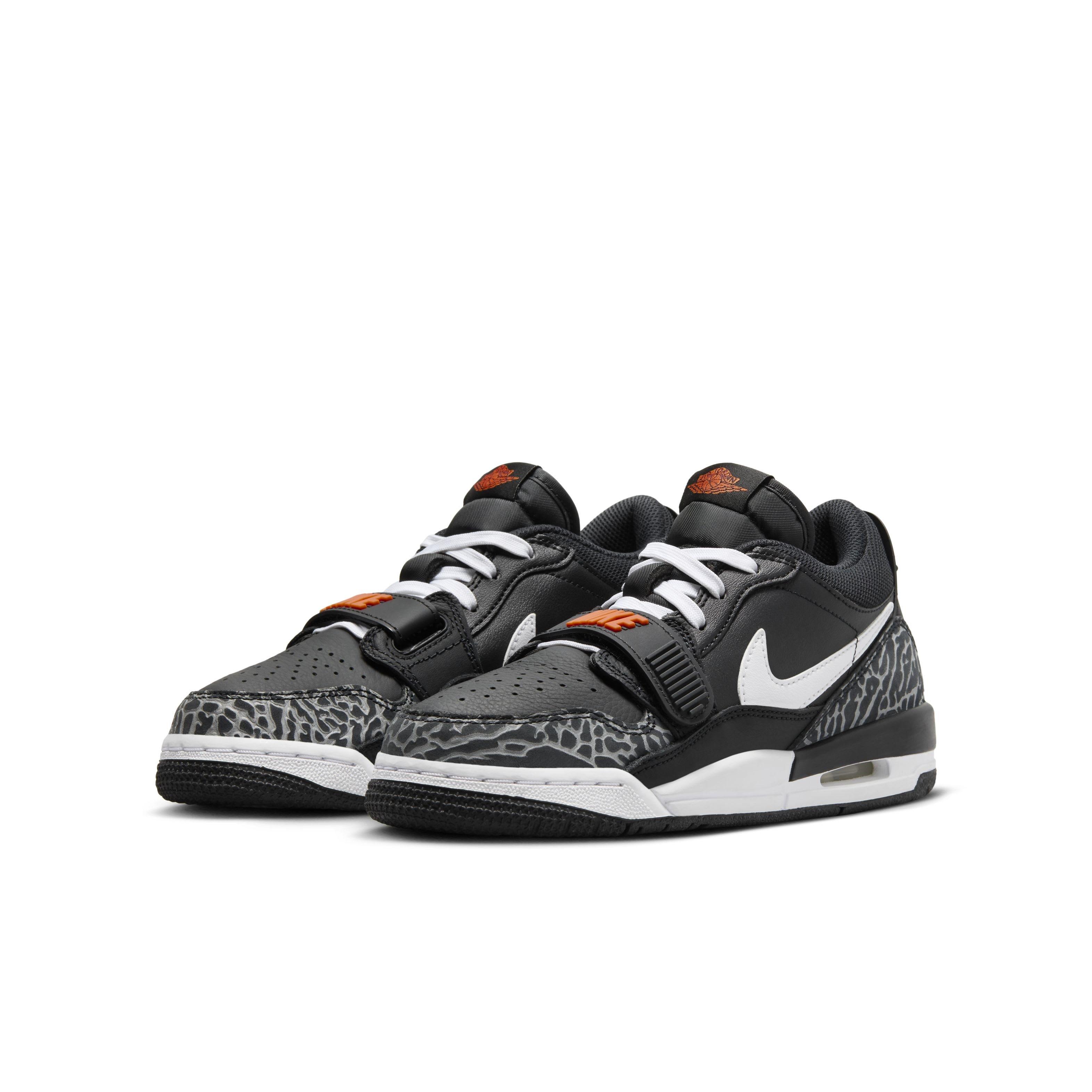 Jordan Air Legacy 312 Low "Black/Wolf Grey/Safety Orange/White" Grade School Boys' Shoe - BLACK/GREY/ORANGE/WHITE Thumbnail View 3
