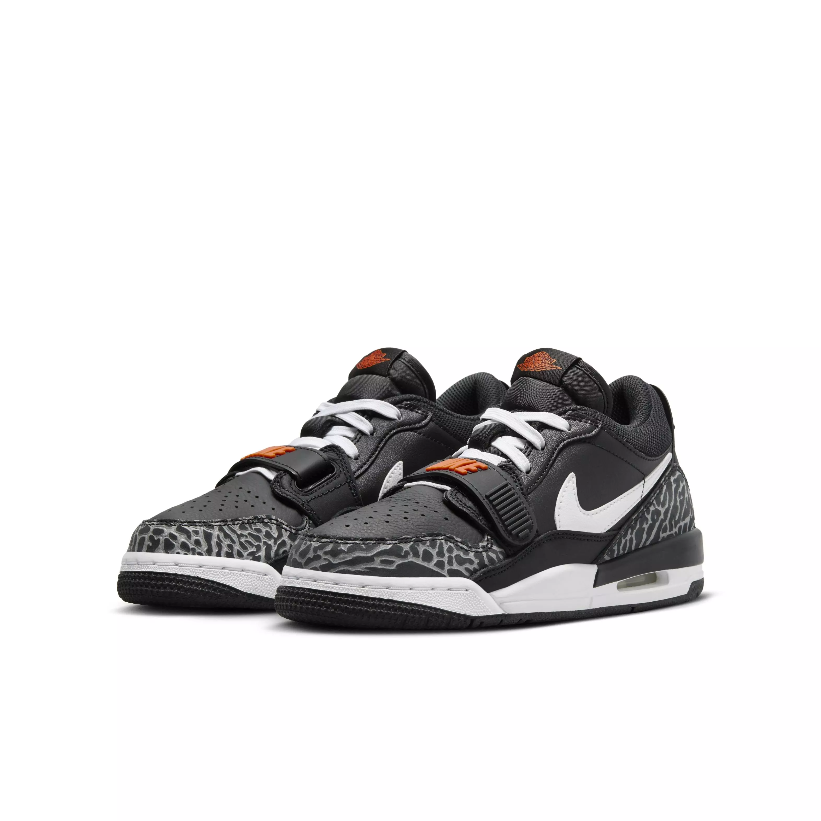 Jordan Air Legacy 312 Low "Black/Wolf Grey/Safety Orange/White" Grade School Boys' Shoe - BLACK/GREY/ORANGE/WHITE