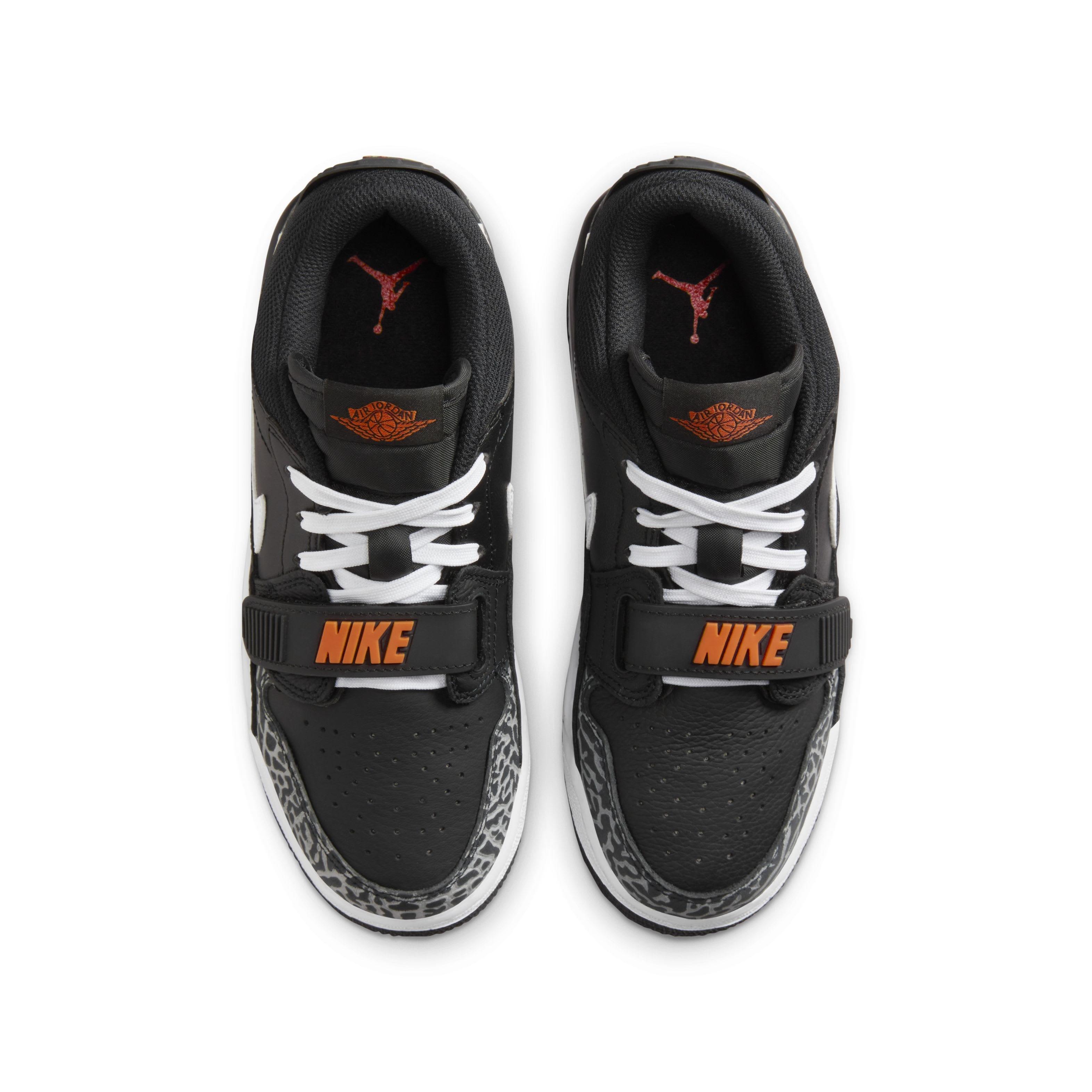Jordan Air Legacy 312 Low "Black/Wolf Grey/Safety Orange/White" Grade School Boys' Shoe - BLACK/GREY/ORANGE/WHITE Thumbnail View 4