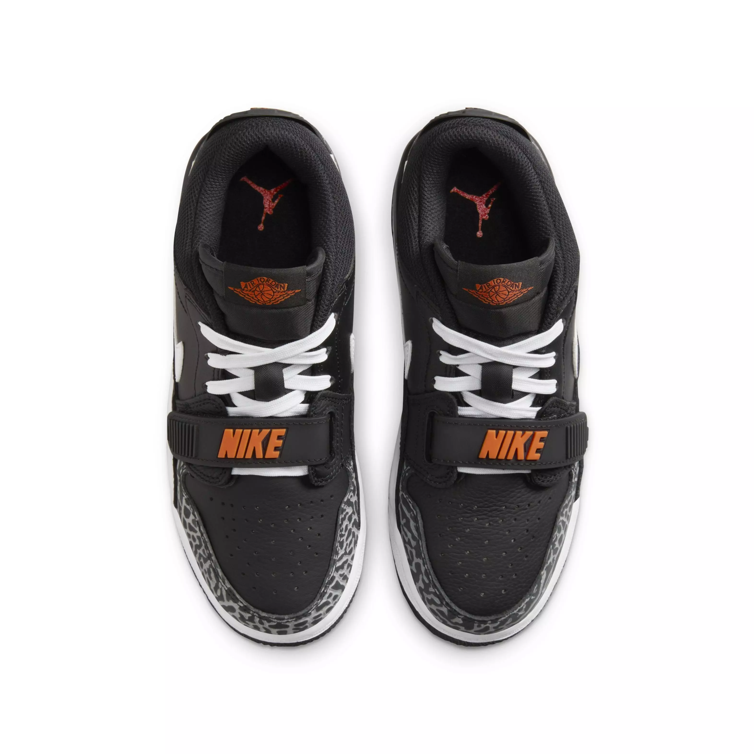Jordan Air Legacy 312 Low "Black/Wolf Grey/Safety Orange/White" Grade School Boys' Shoe - BLACK/GREY/ORANGE/WHITE
