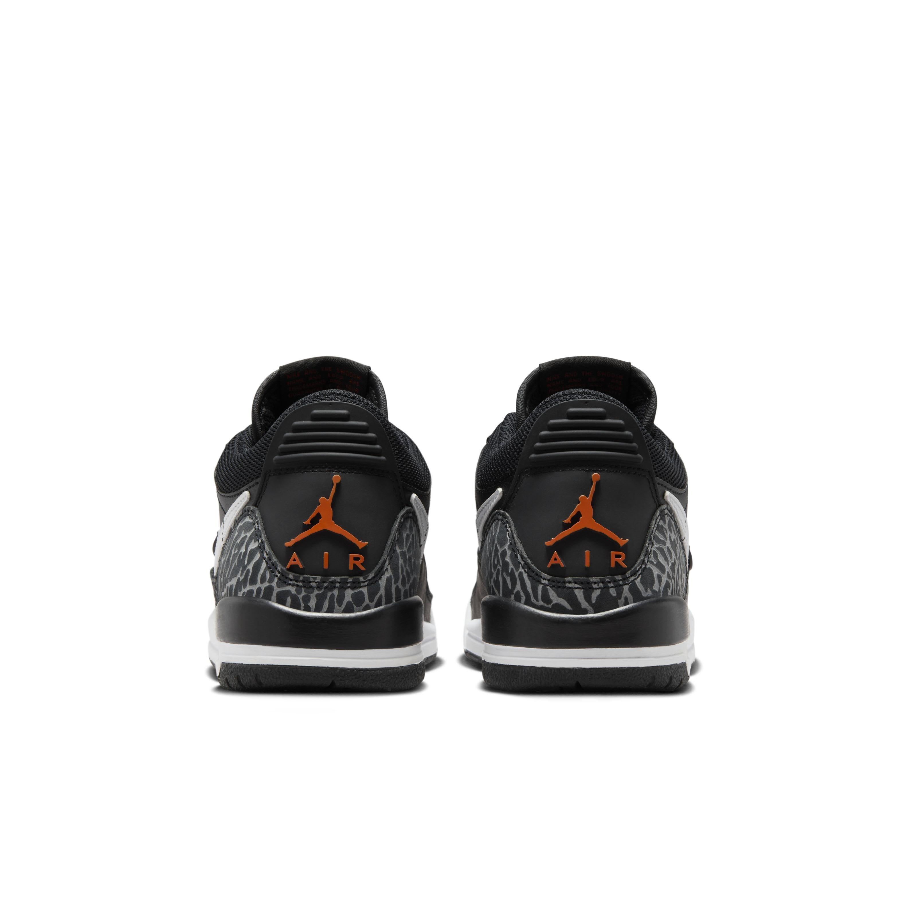 Jordan Air Legacy 312 Low "Black/Wolf Grey/Safety Orange/White" Grade School Boys' Shoe - BLACK/GREY/ORANGE/WHITE Thumbnail View 5