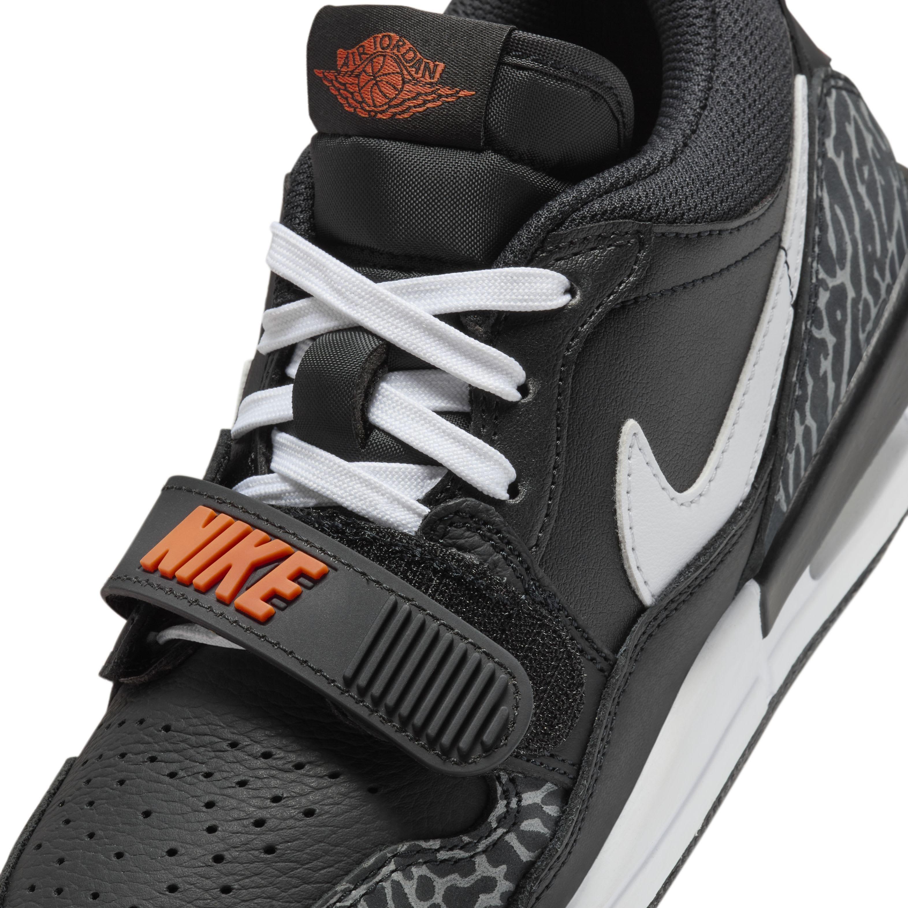 Jordan Air Legacy 312 Low "Black/Wolf Grey/Safety Orange/White" Grade School Boys' Shoe - BLACK/GREY/ORANGE/WHITE Thumbnail View 7