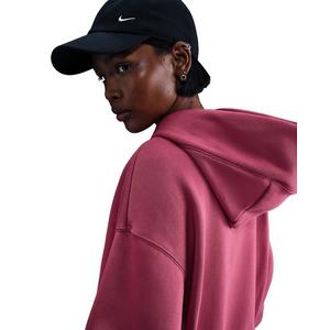 Nike Women's Sportswear Phoenix Fleece Oversized Pullover Hoodie -Beet Purple