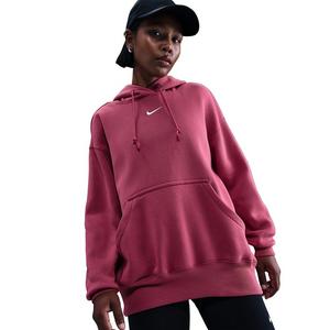 Nike Women's Sportswear Phoenix Fleece Oversized Pullover Hoodie -Beet Purple