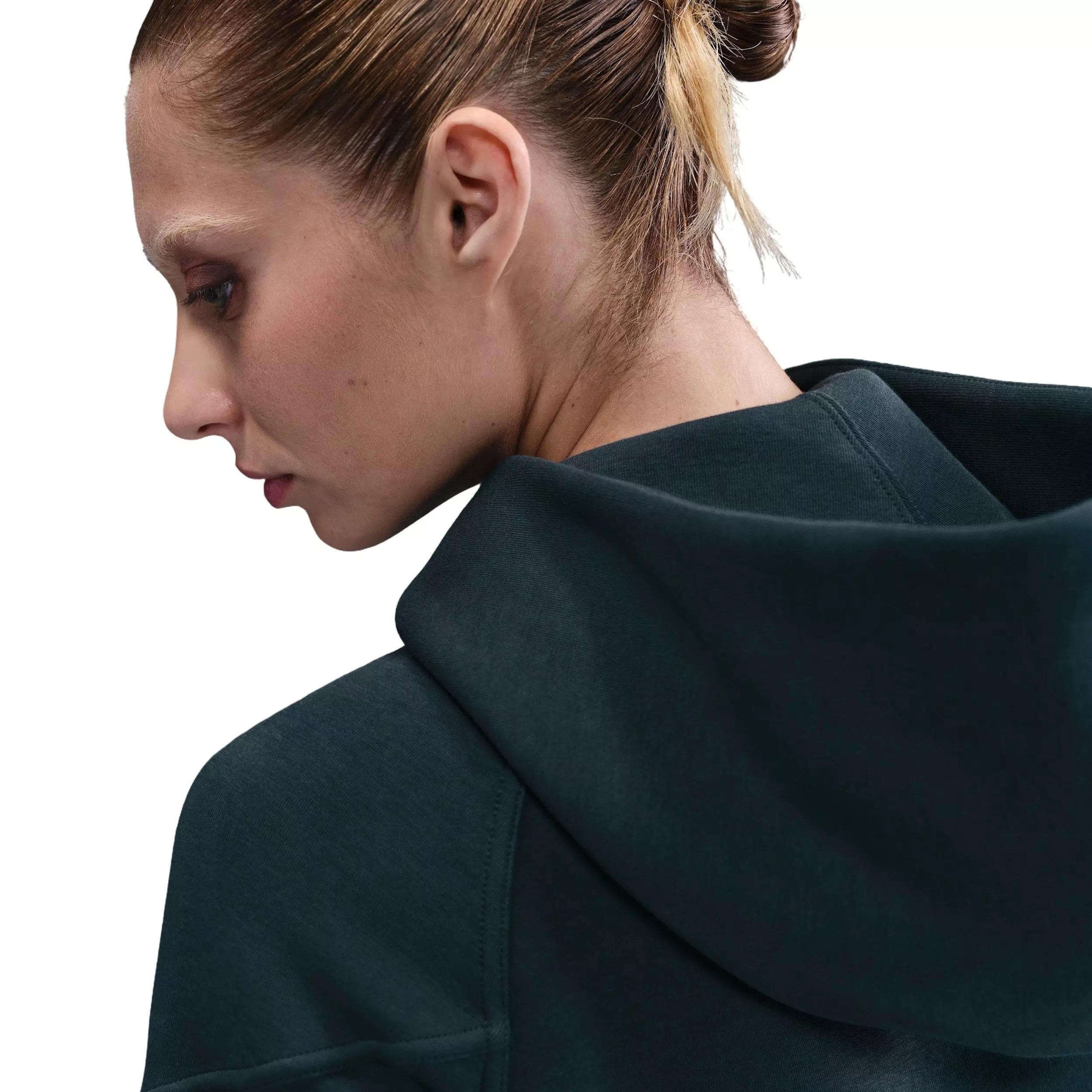 Nike Women's Sportswear Tech Fleece Windrunner Full-Zip Jacket -Seaweed Green - SEAWEED GREEN