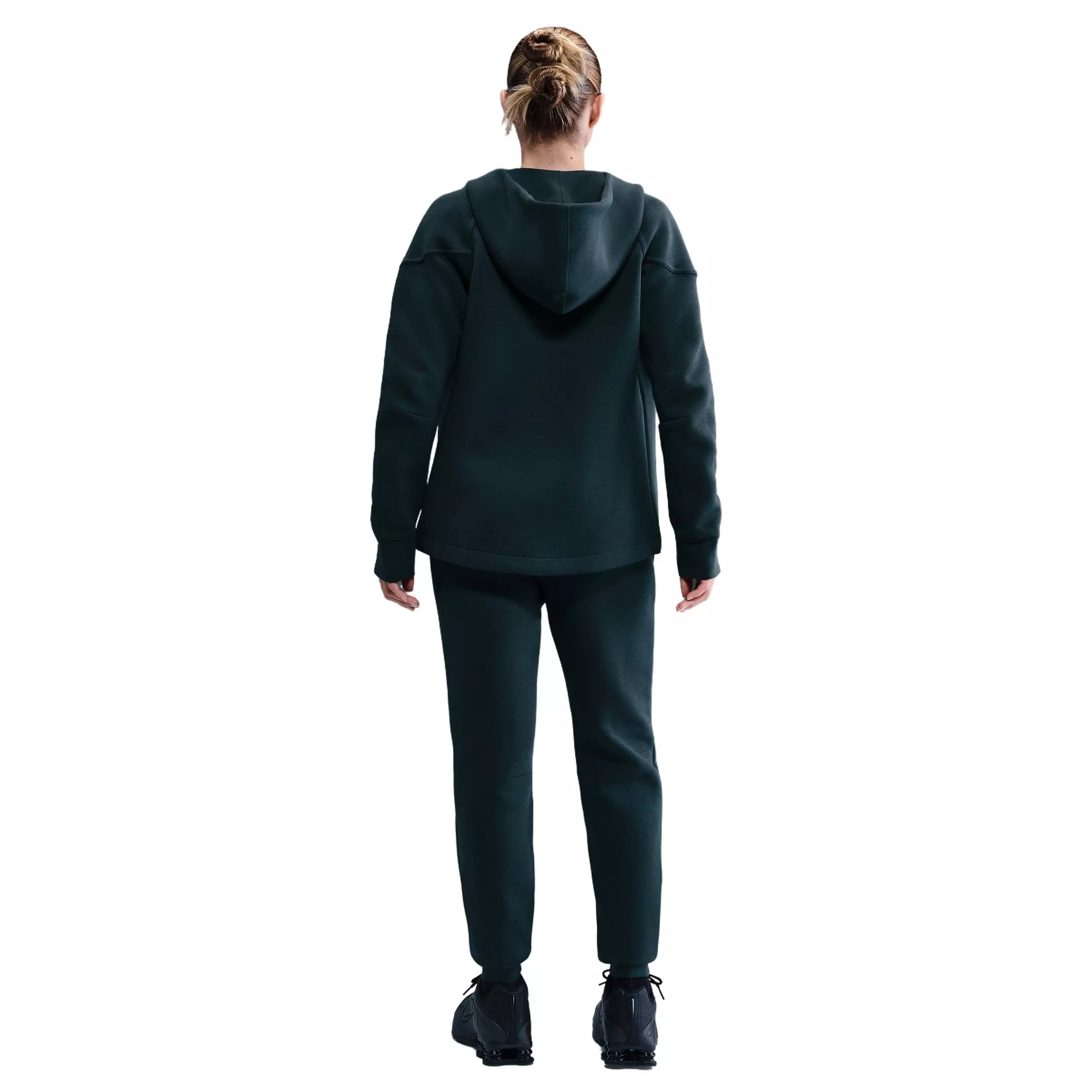 Nike Women's Sportswear Tech Fleece Windrunner Full-Zip Jacket - Seaweed Green - SEAWEED GREEN