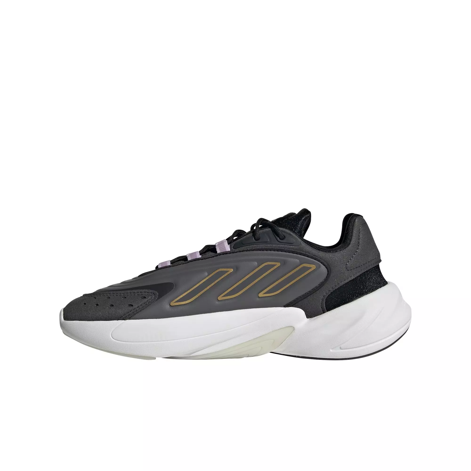 adidas Originals Ozelia "Carbon/Gold Met/Ftwr White" Women's Shoe - CARBON