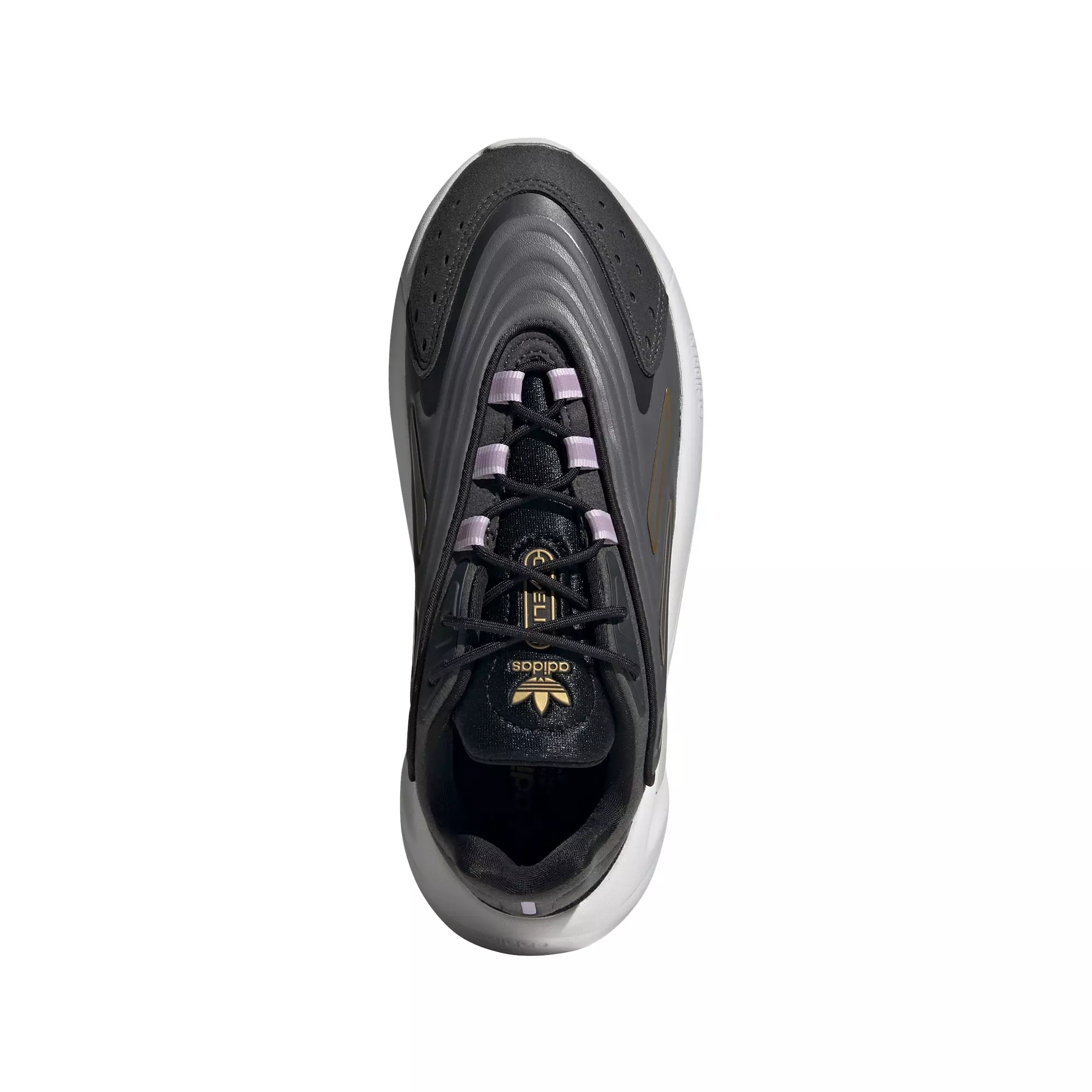 adidas Originals Ozelia "Carbon/Gold Met/Ftwr White" Women's Shoe - CARBON