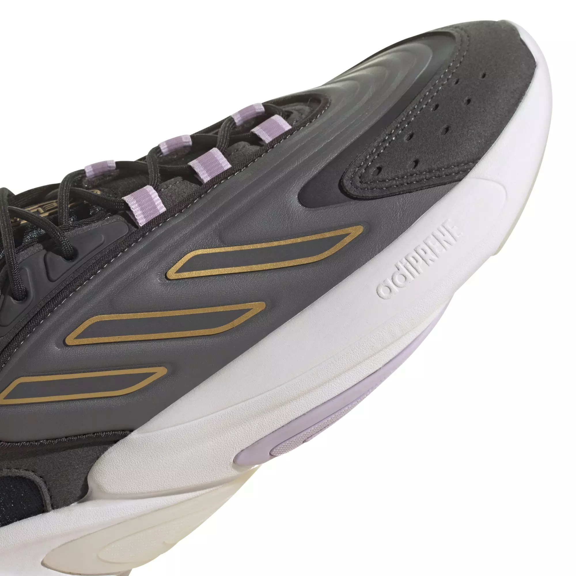 adidas Originals Ozelia "Carbon/Gold Met/Ftwr White" Women's Shoe - CARBON