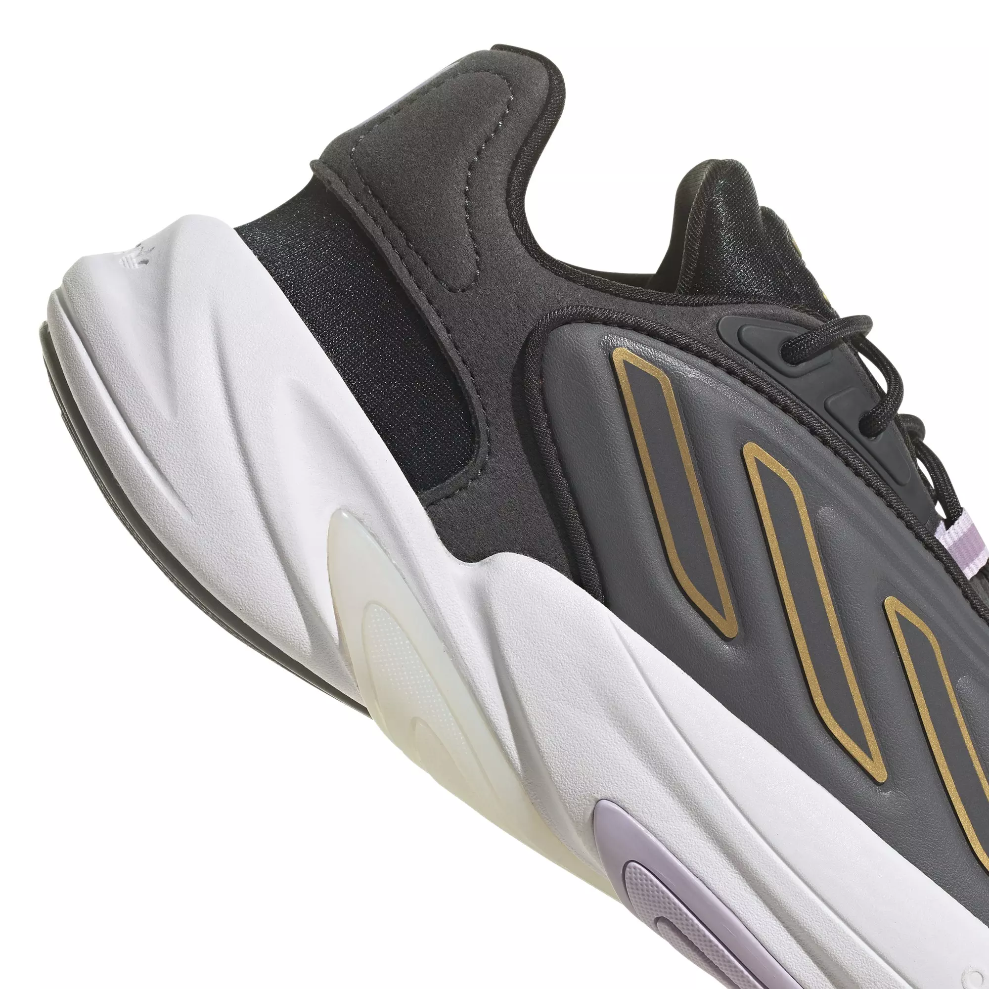 adidas Originals Ozelia "Carbon/Gold Met/Ftwr White" Women's Shoe - CARBON