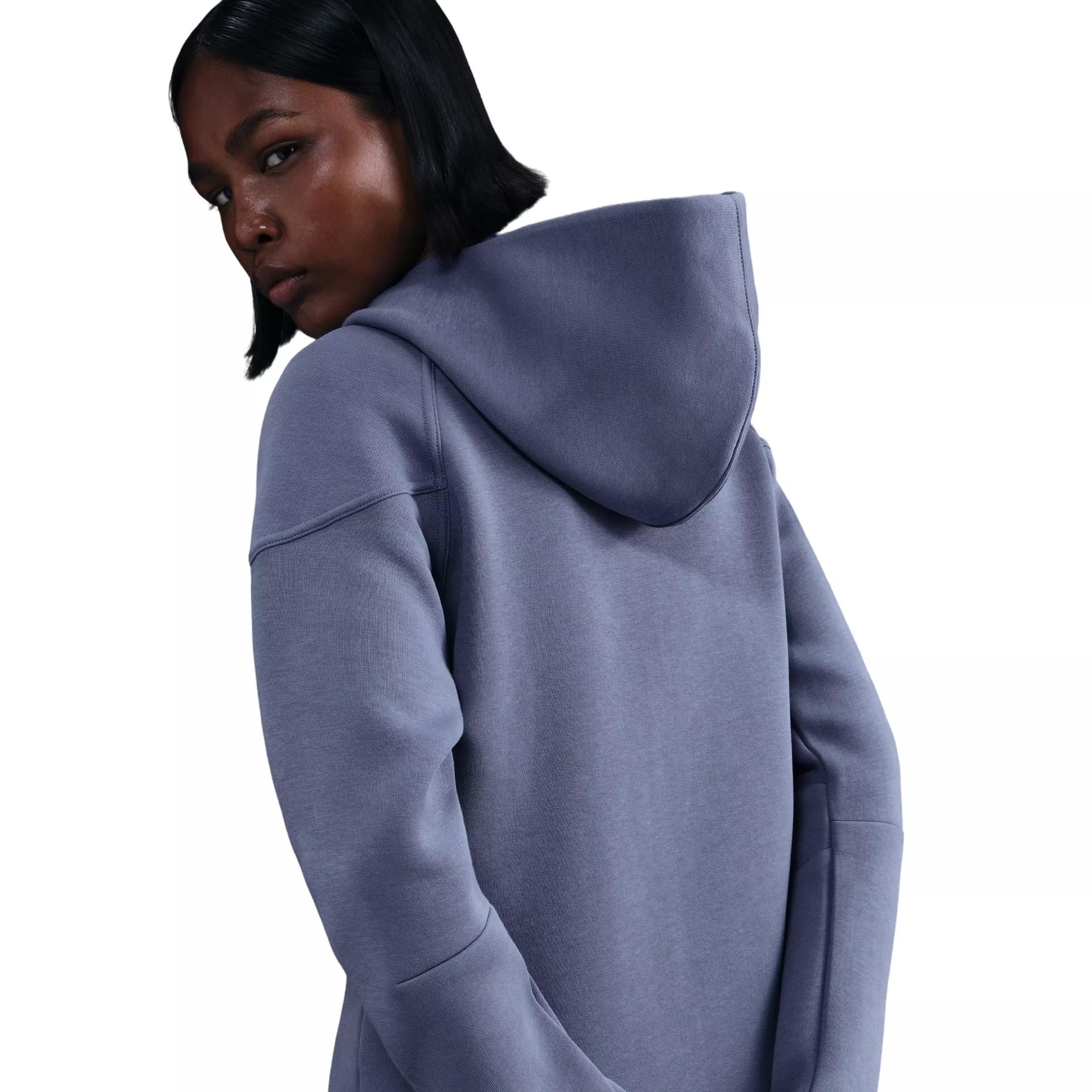 Nike Women's Sportswear Tech Fleece Windrunner Full-Zip Jacket -Indigo - INDIGO