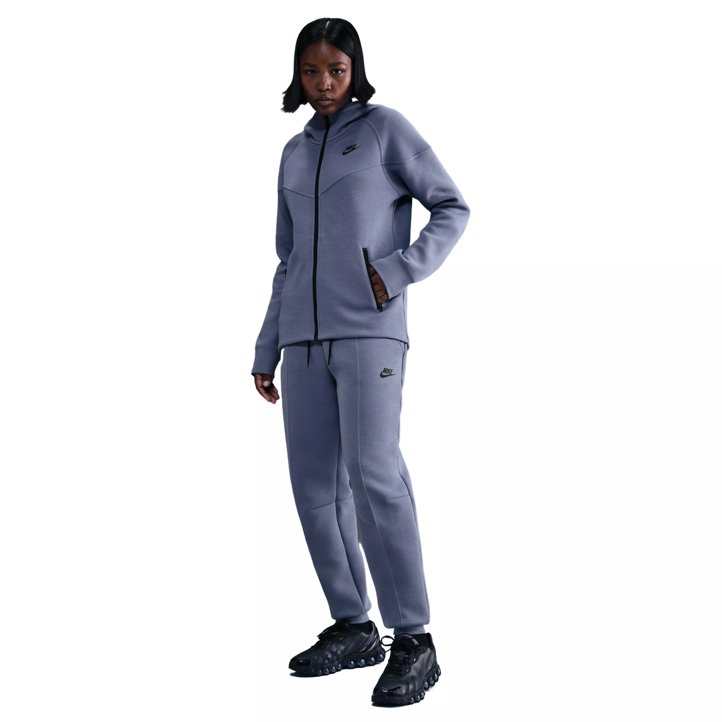Nike Women's Sportswear Tech Fleece Windrunner Full-Zip Jacket -Indigo - INDIGO