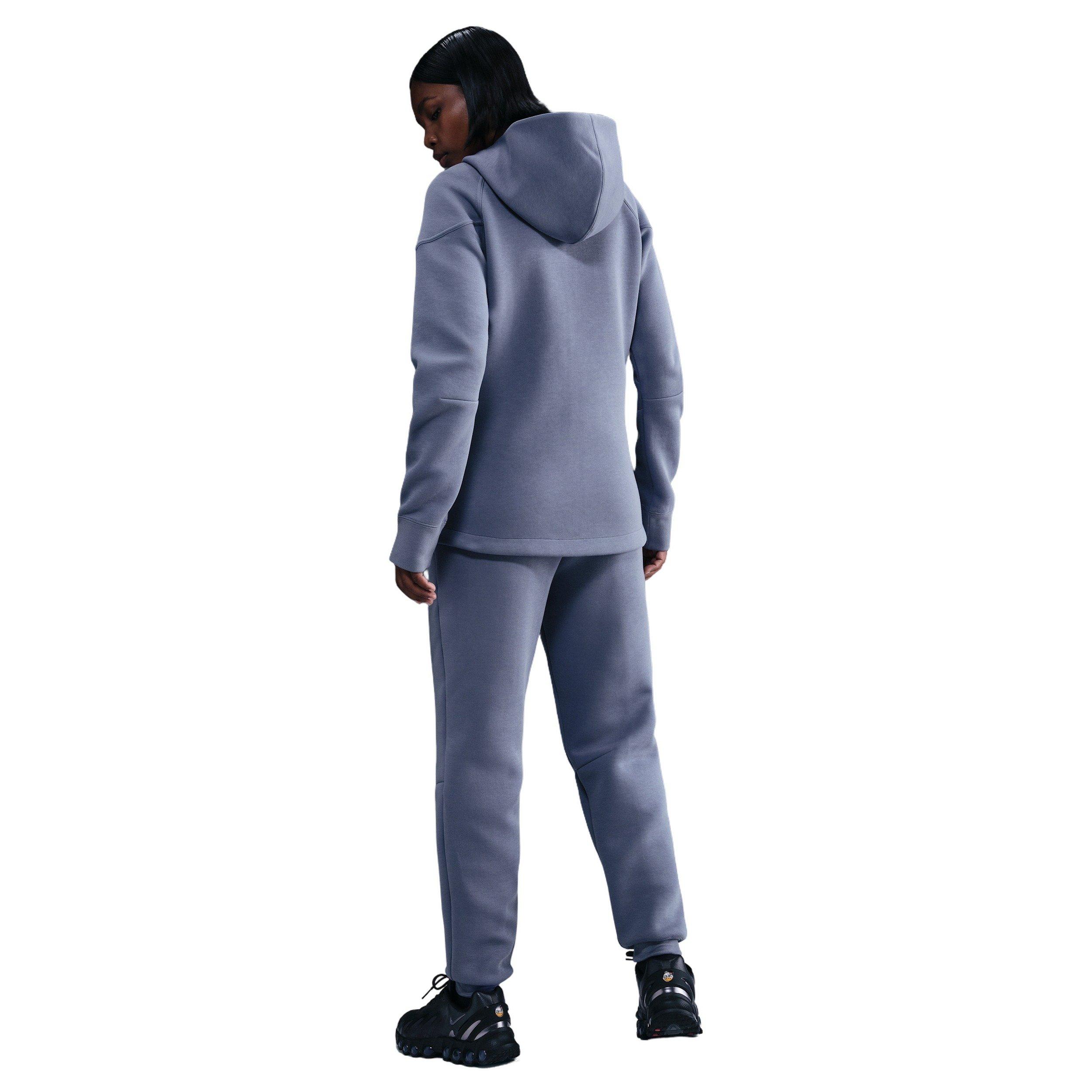 Nike Women's Sportswear Tech Fleece Windrunner Full-Zip Jacket -Indigo - INDIGO Thumbnail View 5