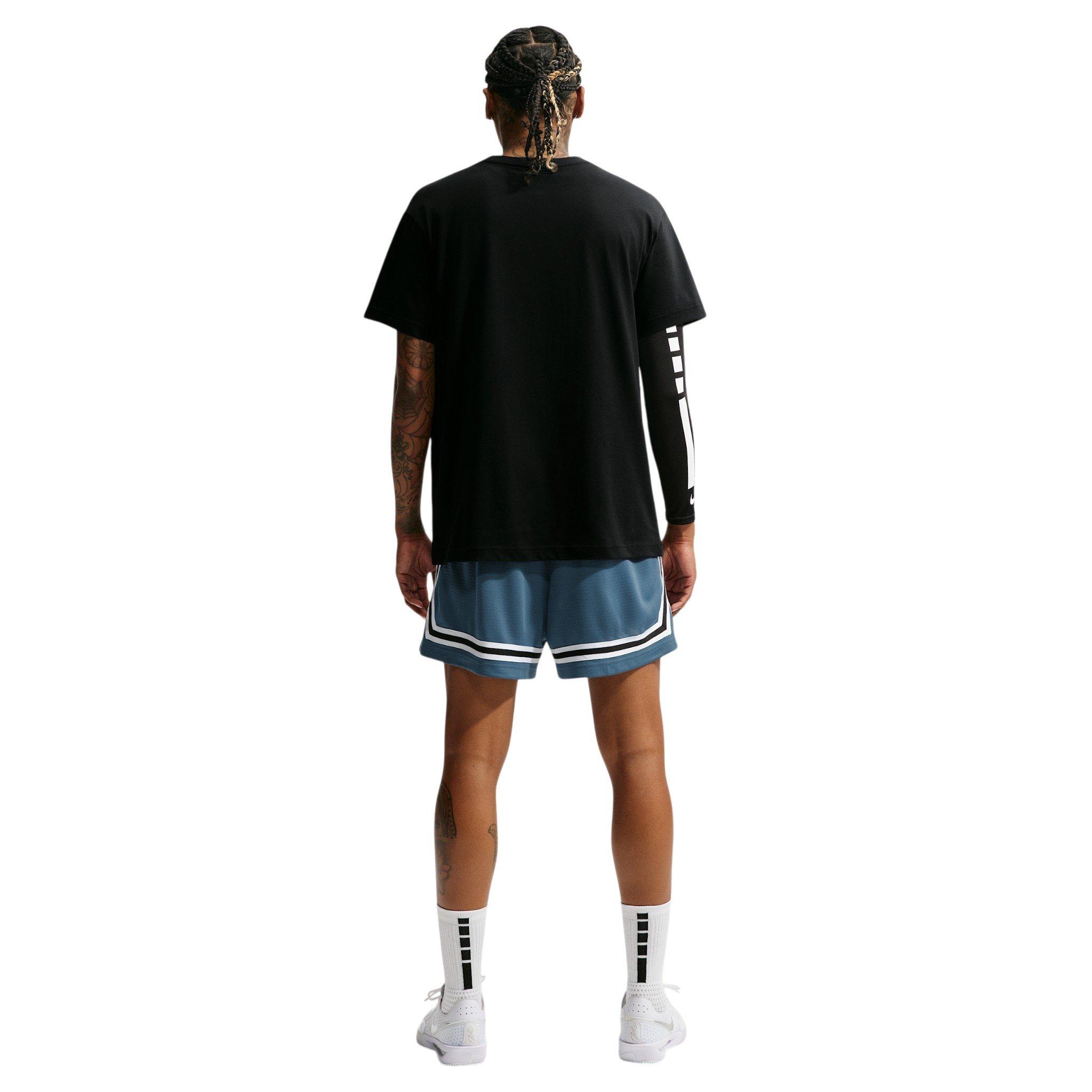 Nike Women's Move Dri-FIT Basketball Hoop T-Shirt - Black - BLACK Thumbnail View 5