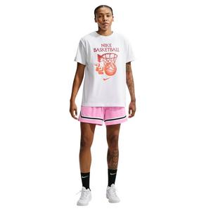 Nike Women's Move Dri-FIT Basketball Hoop T-Shirt - White - WHITE