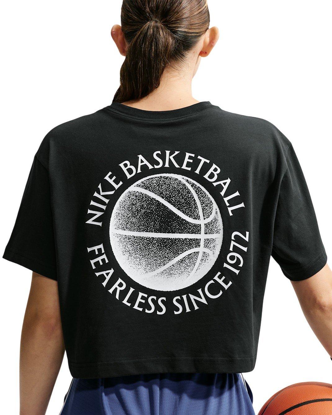 Nike Women's Move Dri-FIT Basketball T-Shirt - Black - BLACK Thumbnail View 2