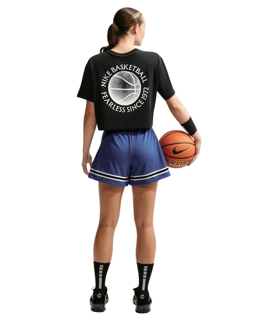 Nike Women's Move Dri-FIT Basketball T-Shirt - Black - BLACK Thumbnail View 5