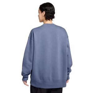 Nike Women's Sportswear Phoenix Fleece Oversized Crew-Neck Sweatshirt -Indigo