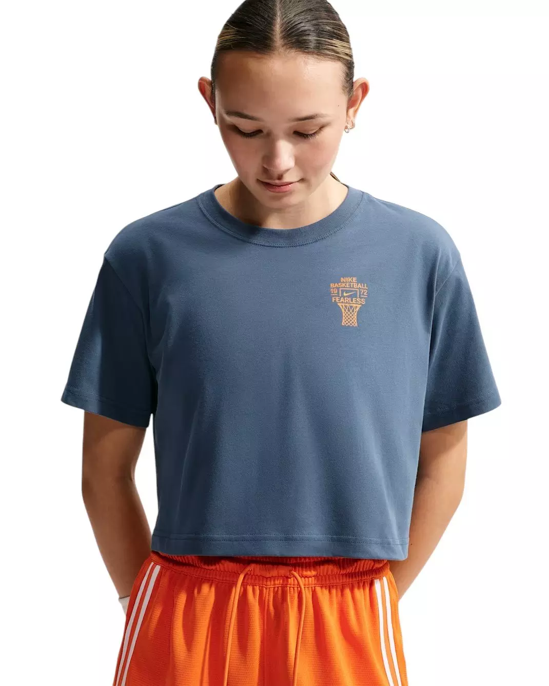 Nike Women's Move Dri-FIT Basketball T-Shirt - Slate Blue - SLATE BLUE