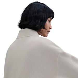 Nike Women's Sportswear Phoenix Fleece Oversized 1/4-Zip Long Sweatshirt -Lt Brown