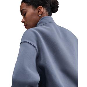 Nike Women's Sportswear Phoenix Fleece Oversized 1/4-Zip Long Sweatshirt -Indigo